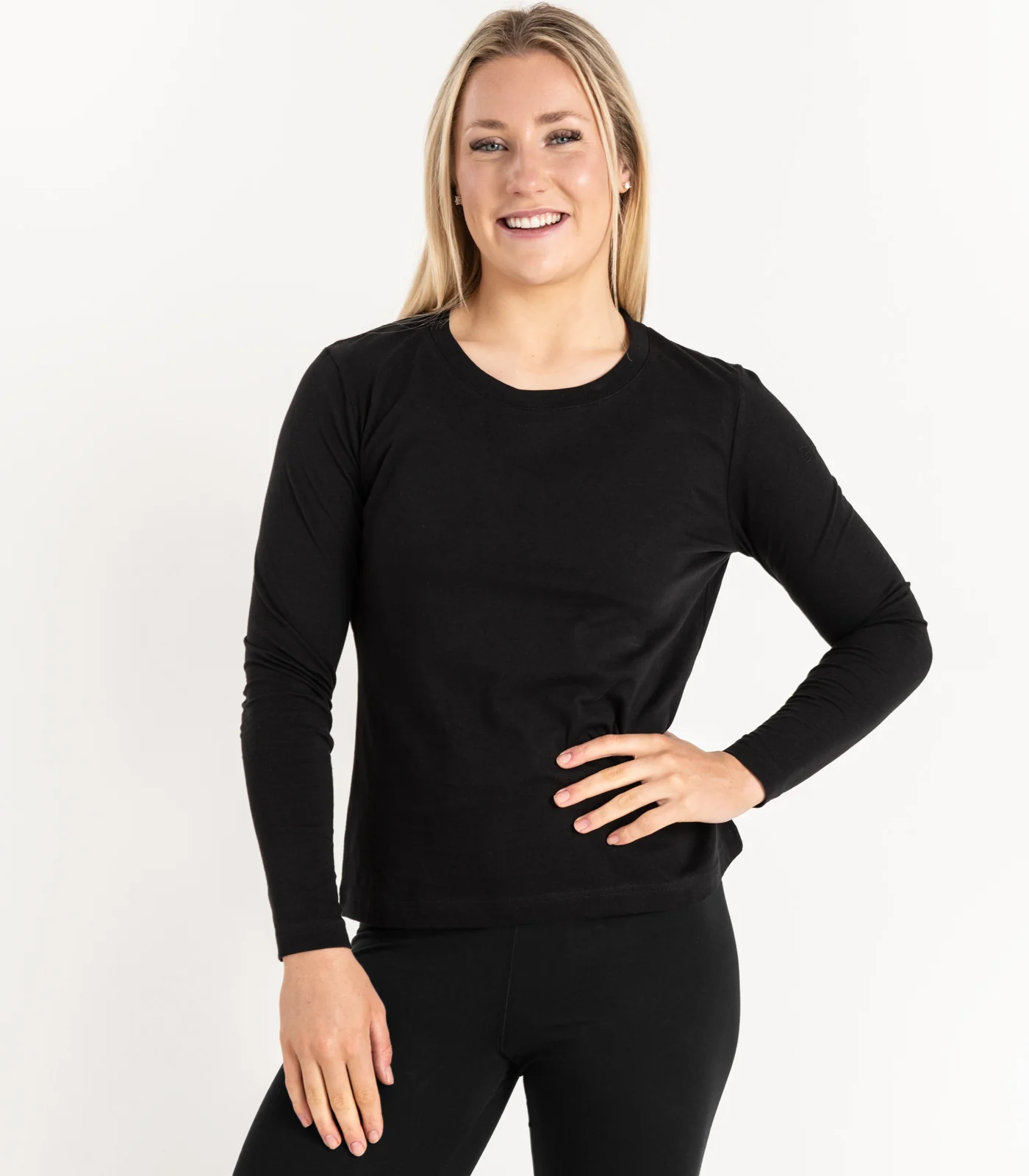 Organic Cotton Basic Long Sleeve Top - Image 11