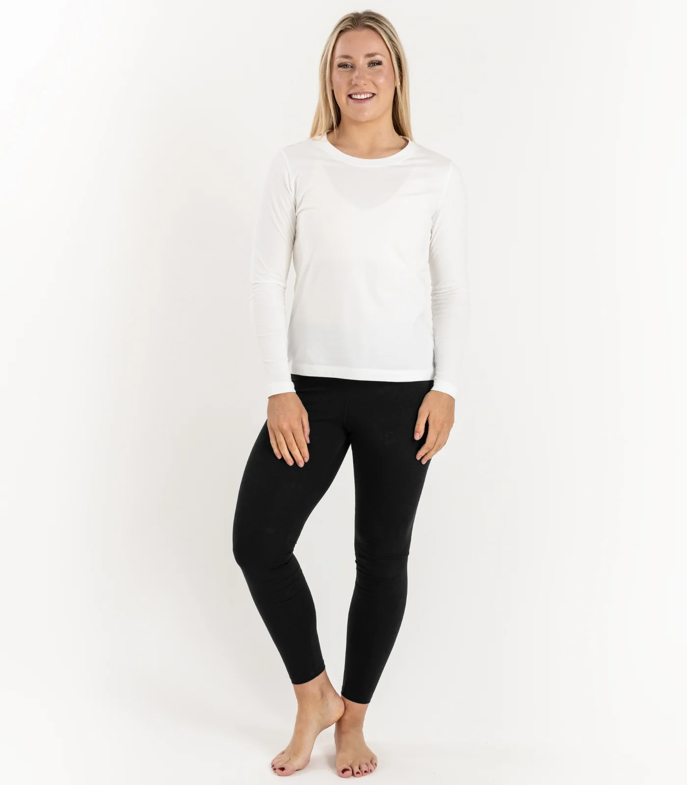 Organic Cotton Basic Long Sleeve Top - Image 4