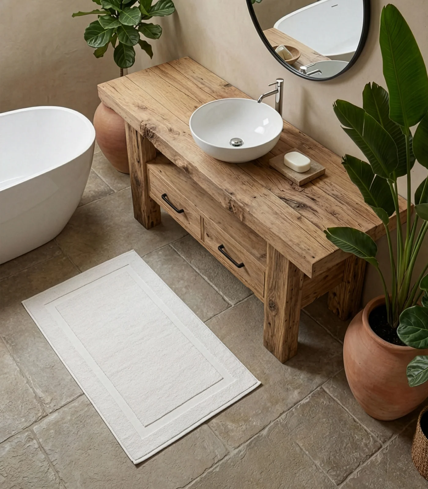 Organic Cotton Bath Mat - Image 11
