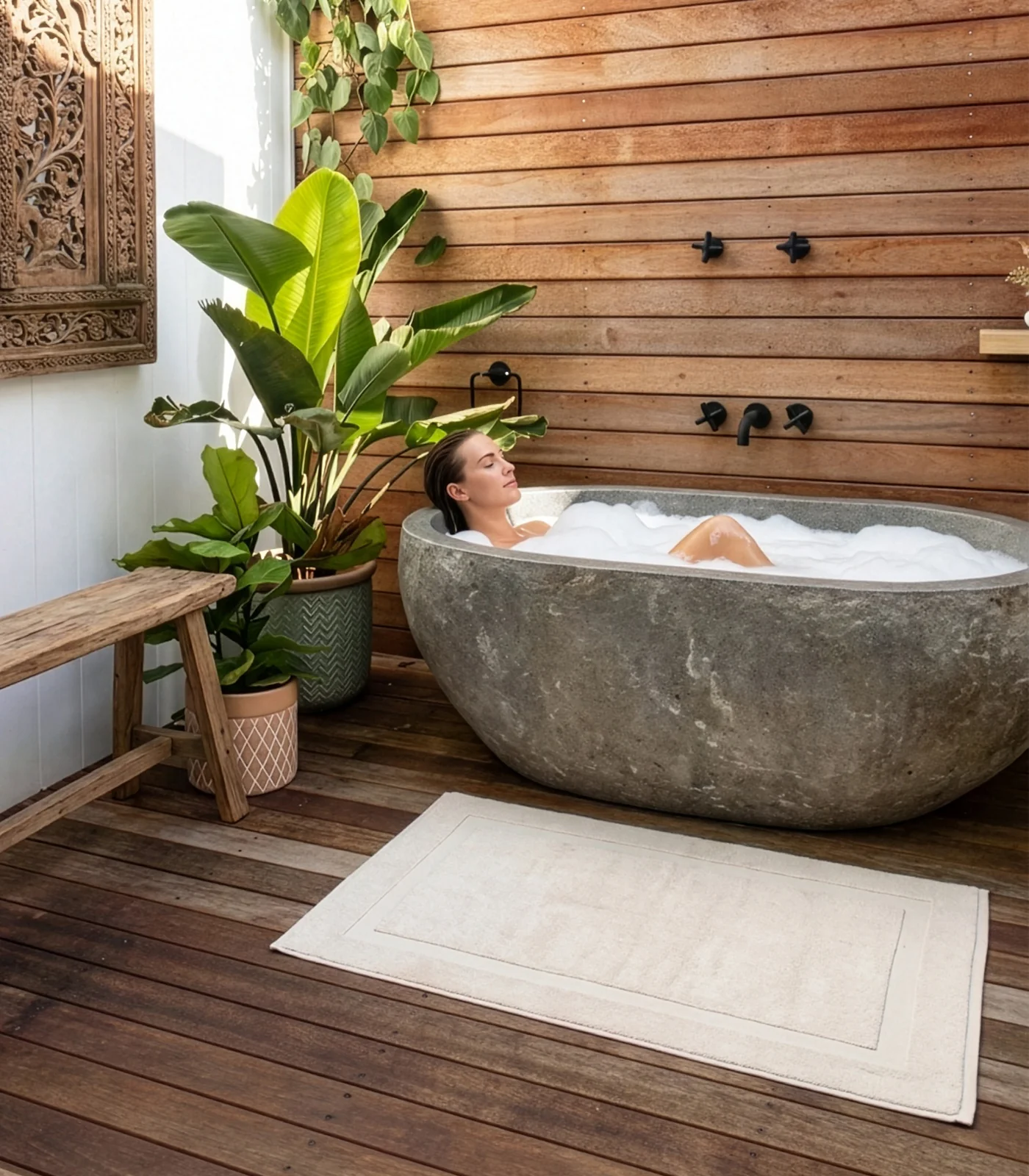 Organic Cotton Bath Mat - Image 8