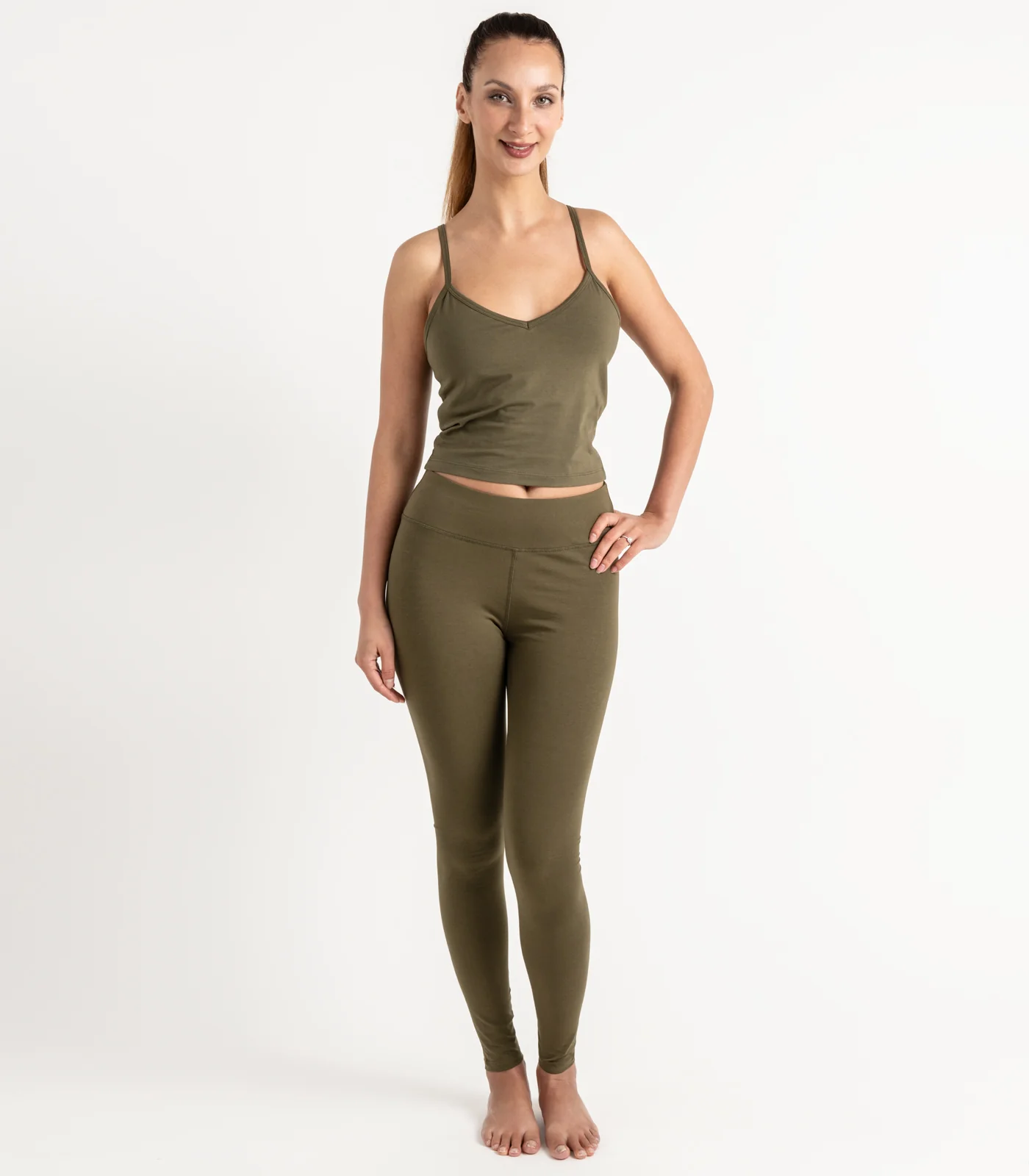 Organic Cotton Cropped Bra Top - Last Chance - Image 26