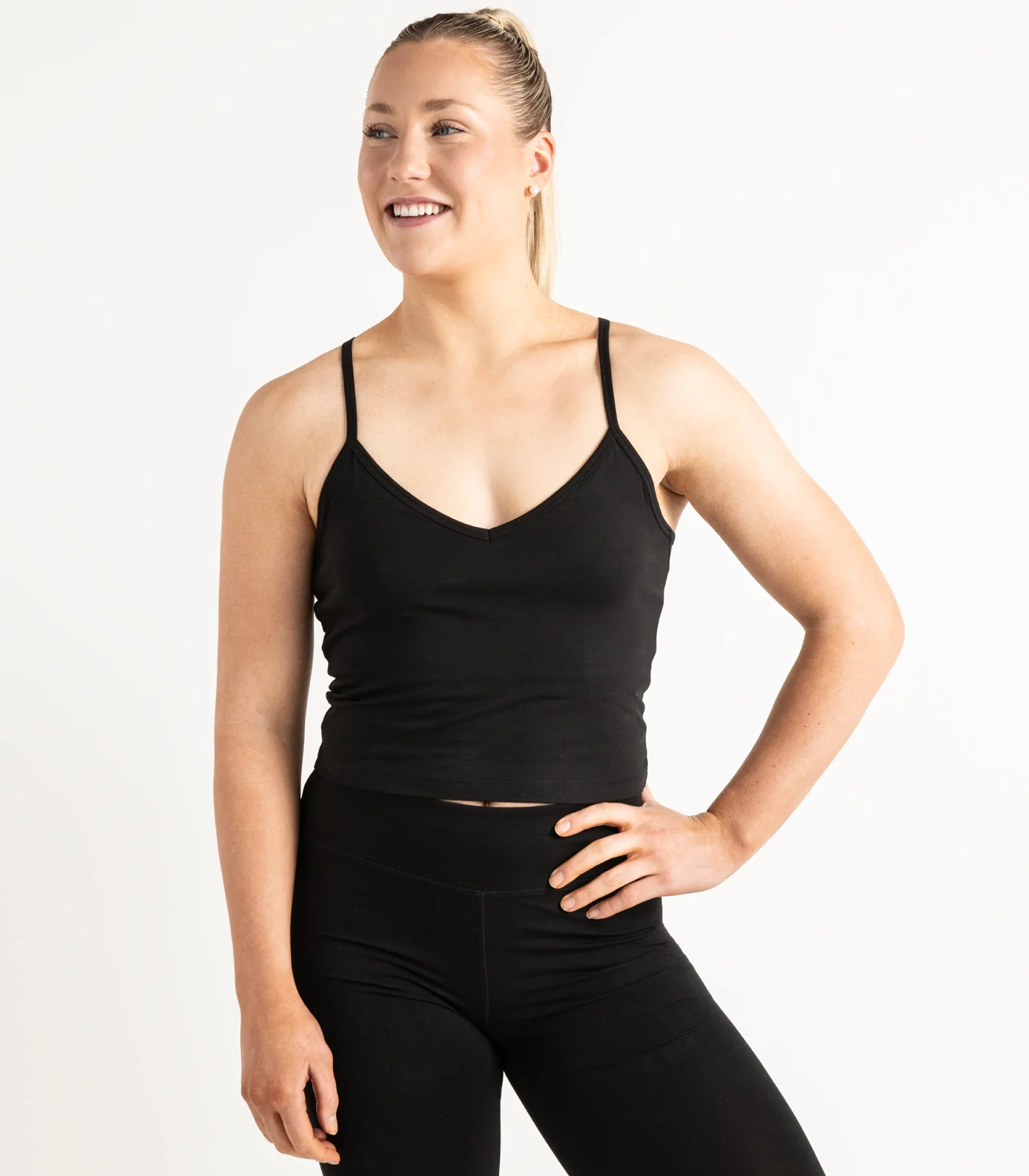 Organic Cotton Cropped Bra Top - Image 15