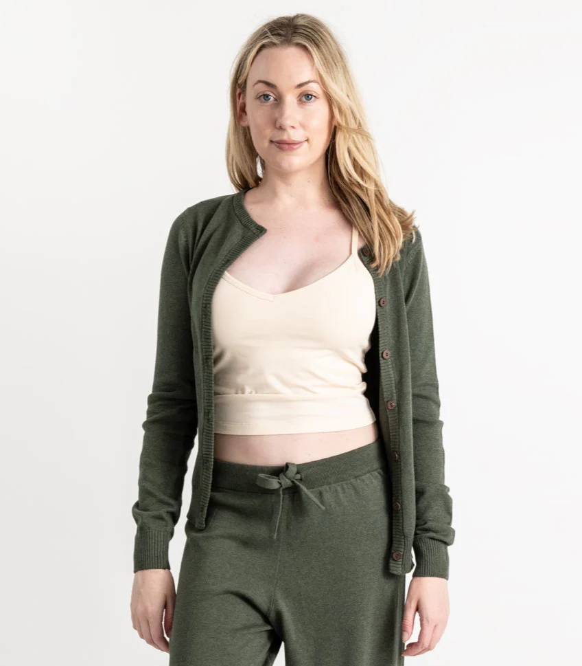 Organic Cotton Fine Knit Cardigan - Image 10