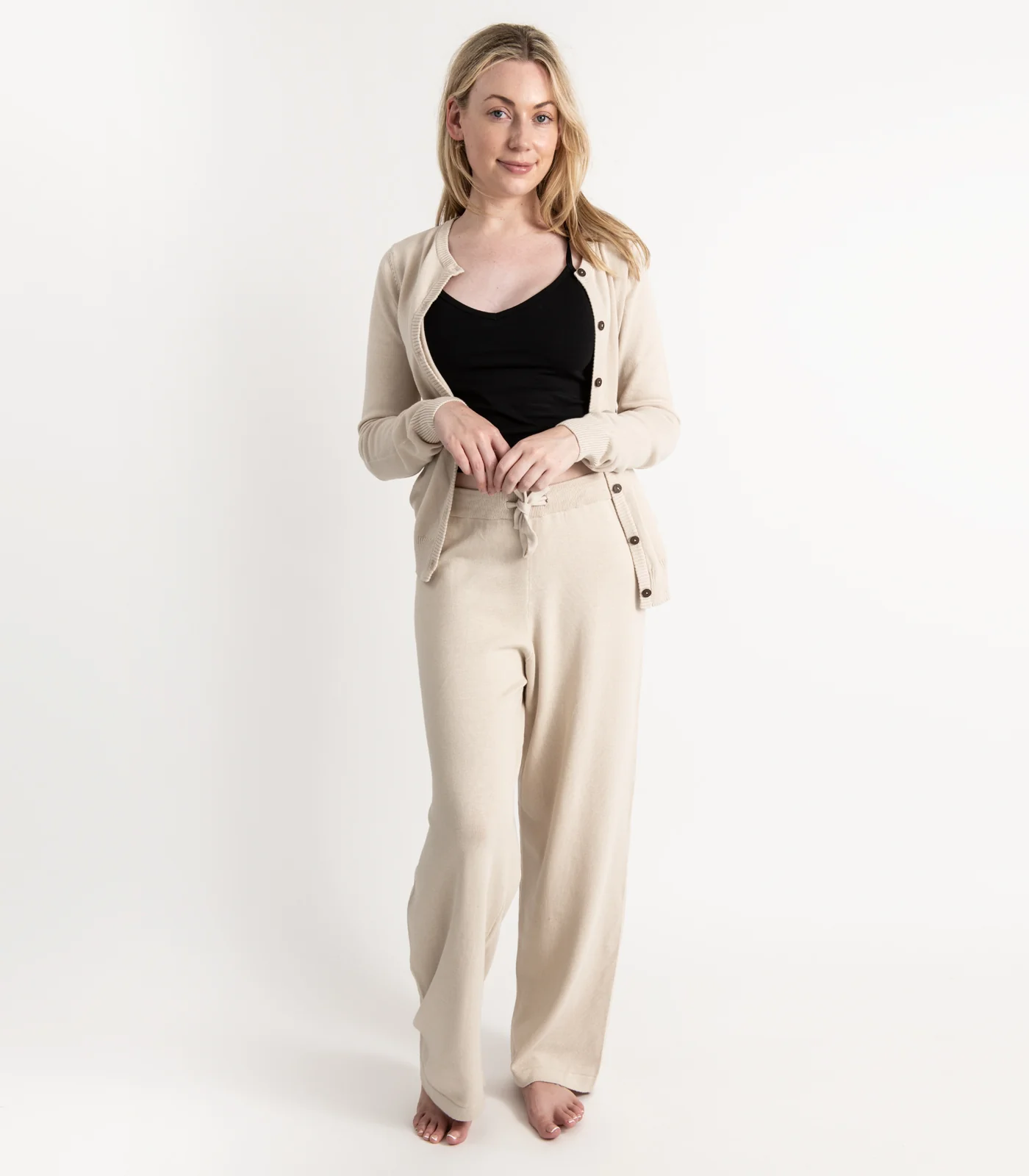 Organic Cotton Fine Knit Cardigan - Image 23