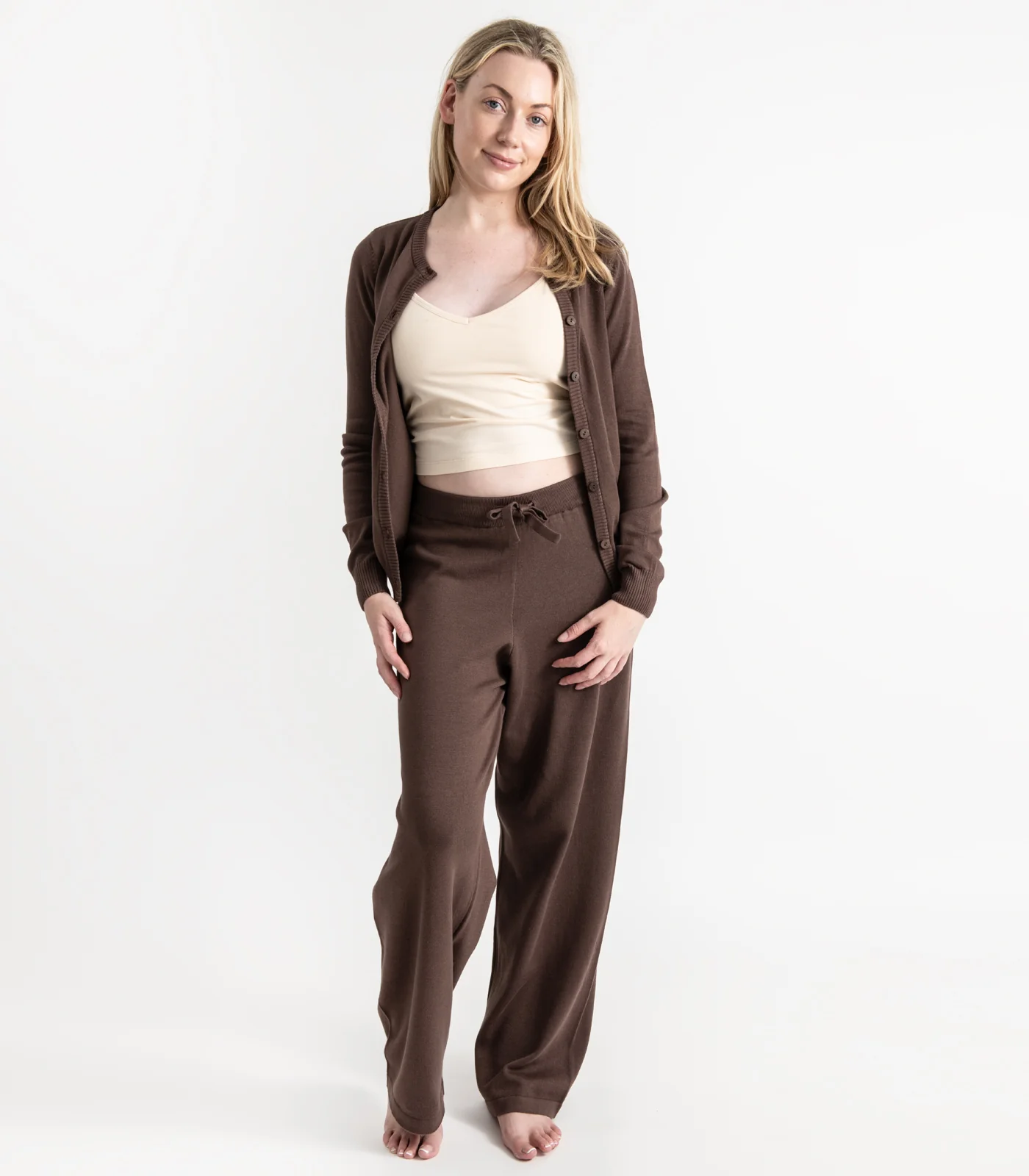 Organic Cotton Fine Knit Cardigan - Image 5