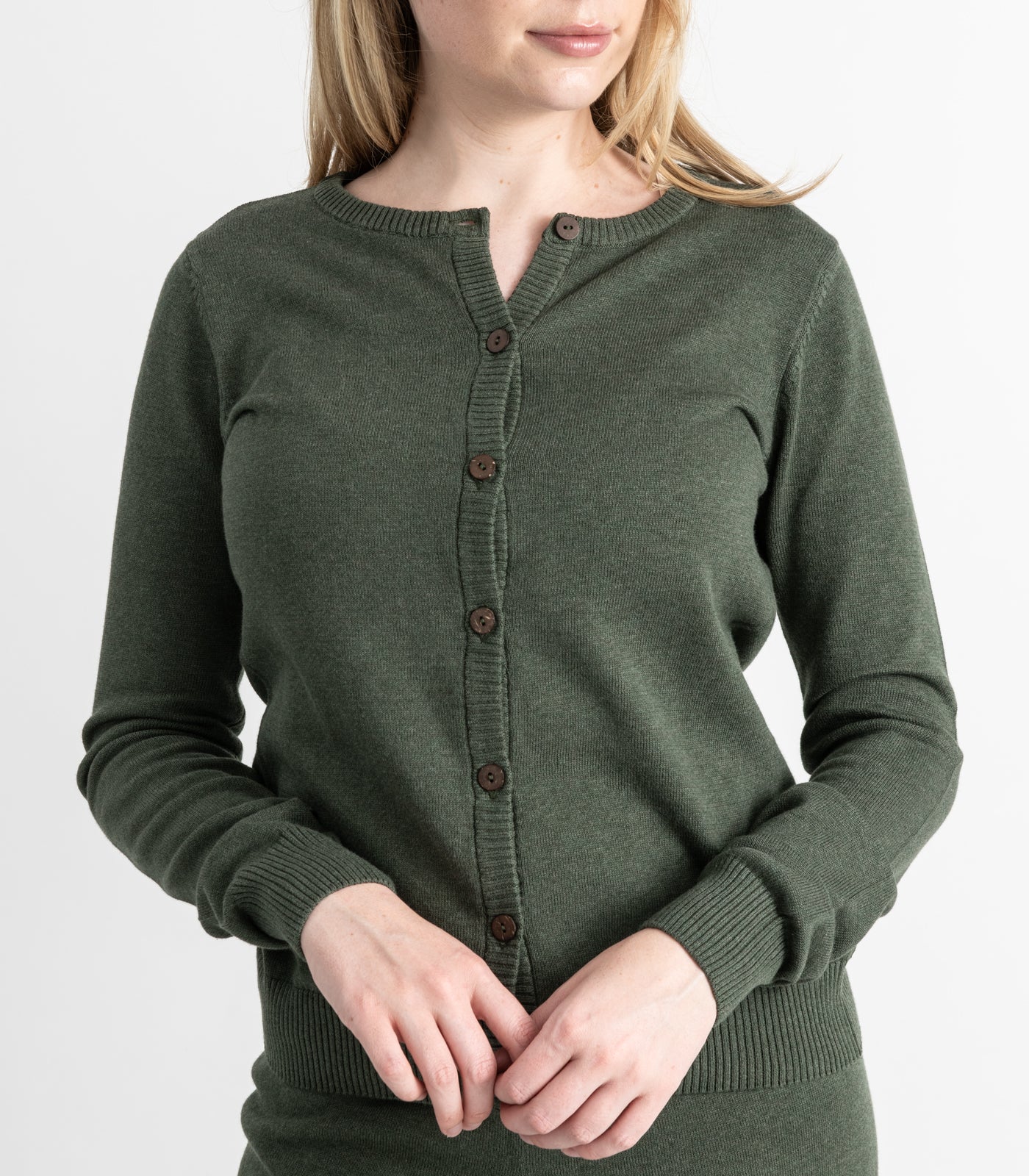 Organic Cotton Fine Knit Cardigan - Image 7