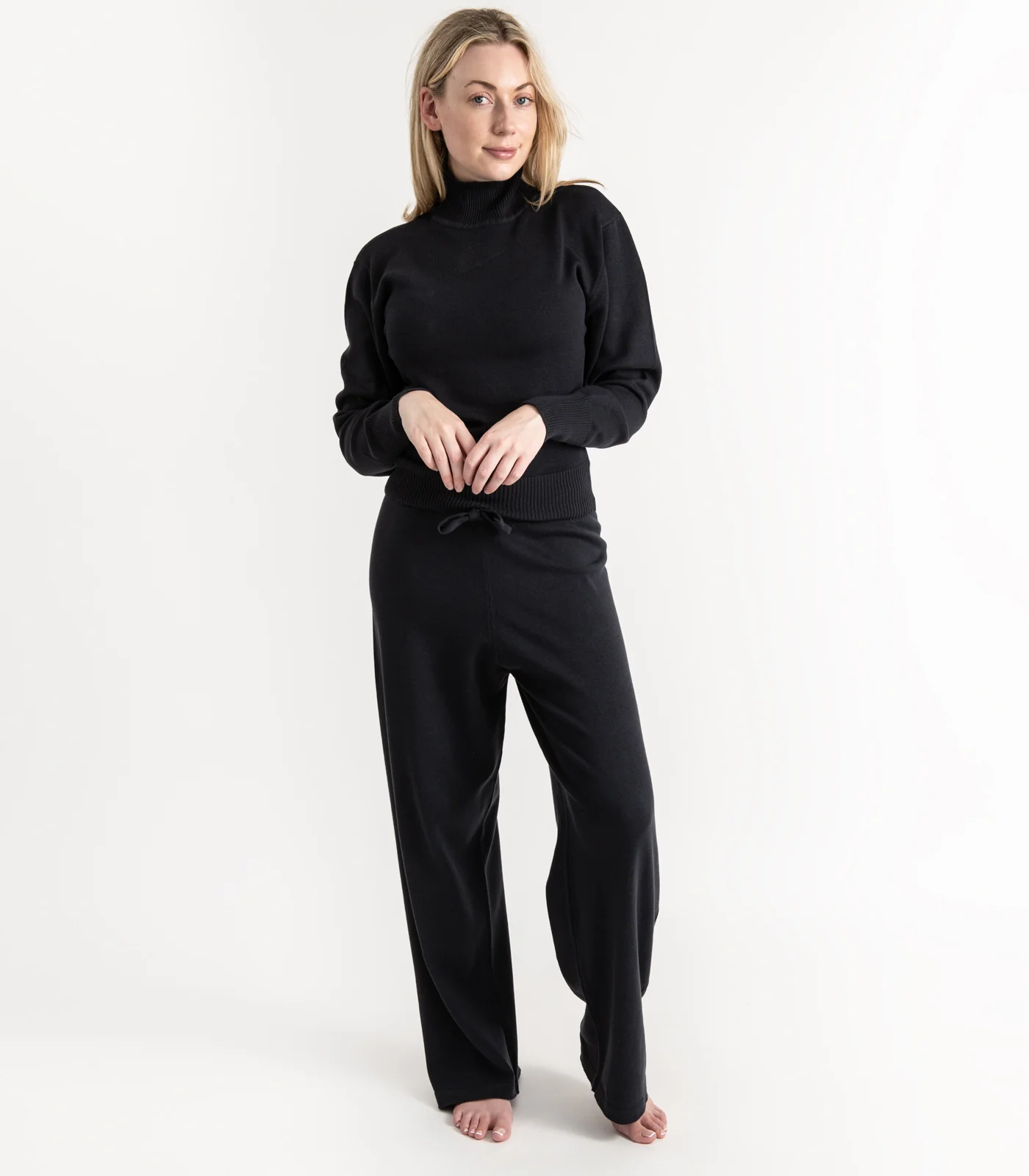 Organic Cotton Fine Knit High Neck Jumper - Image 4