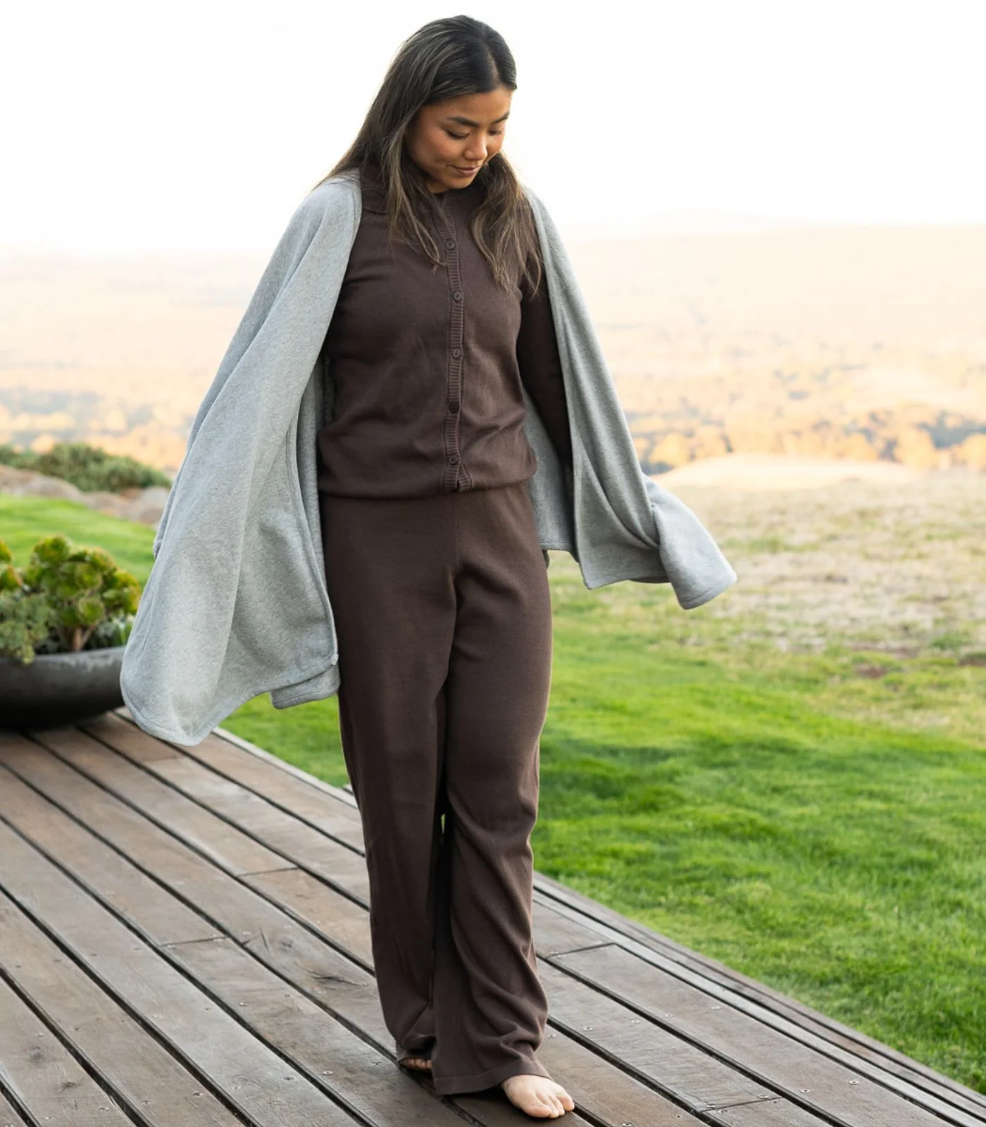 Organic Cotton Fine Knit Pant - Image 6