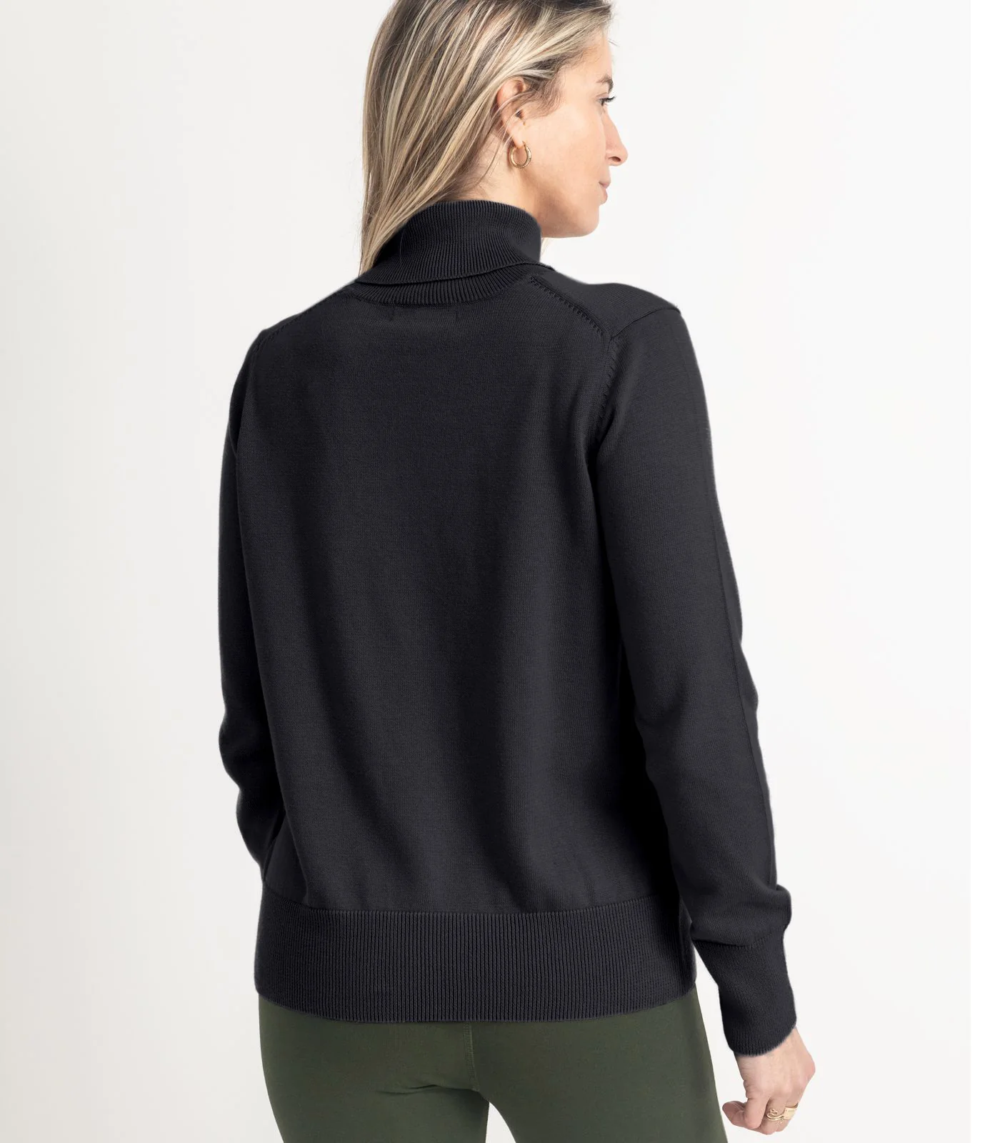 Organic Cotton Fine Knit Turtleneck Jumper - Image 17