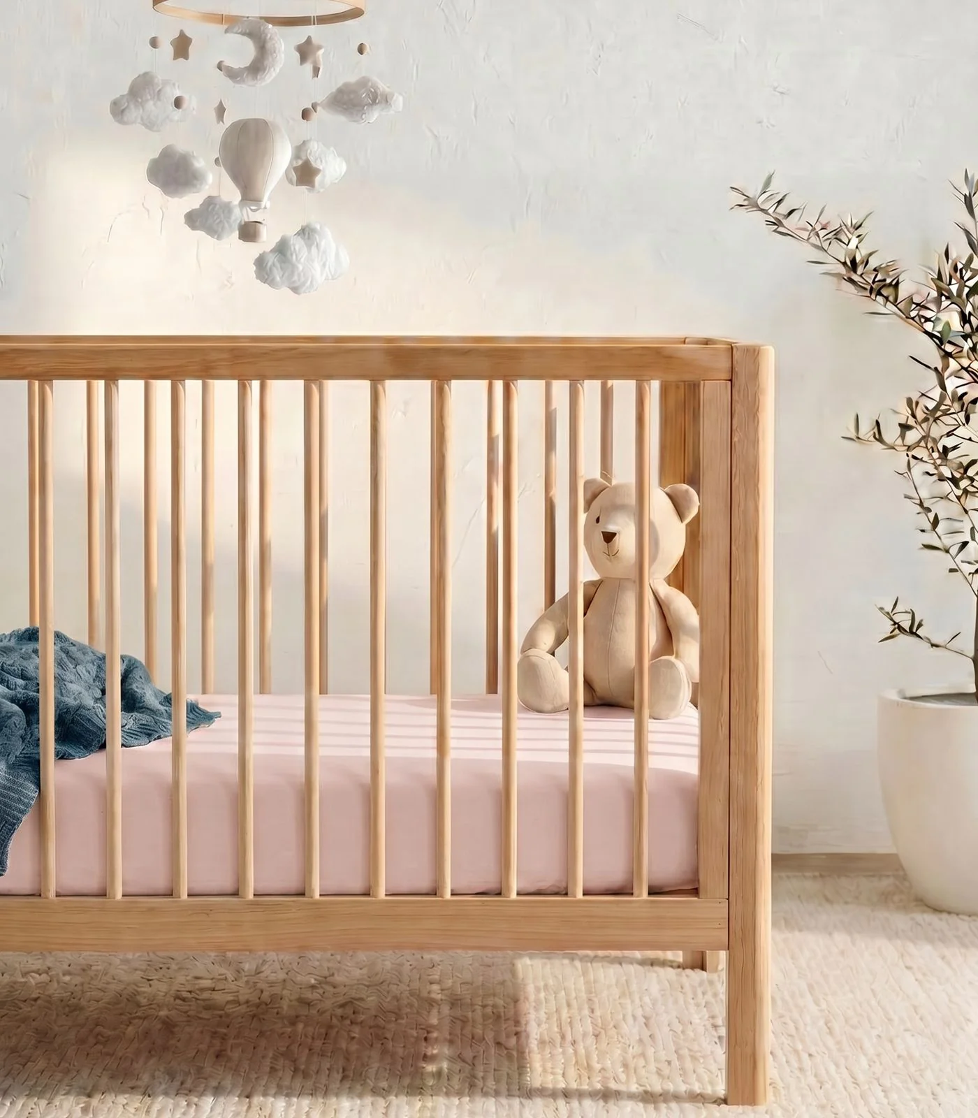 Organic Cotton Fitted - Sateen Cot Sheet - Image 4