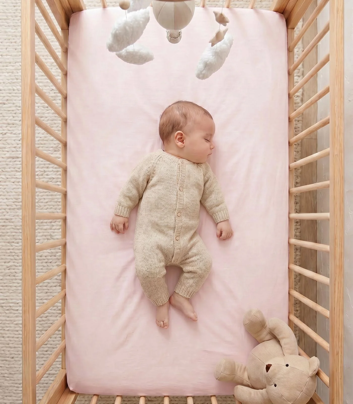 Organic Cotton Fitted - Sateen Cot Sheet - Image 5