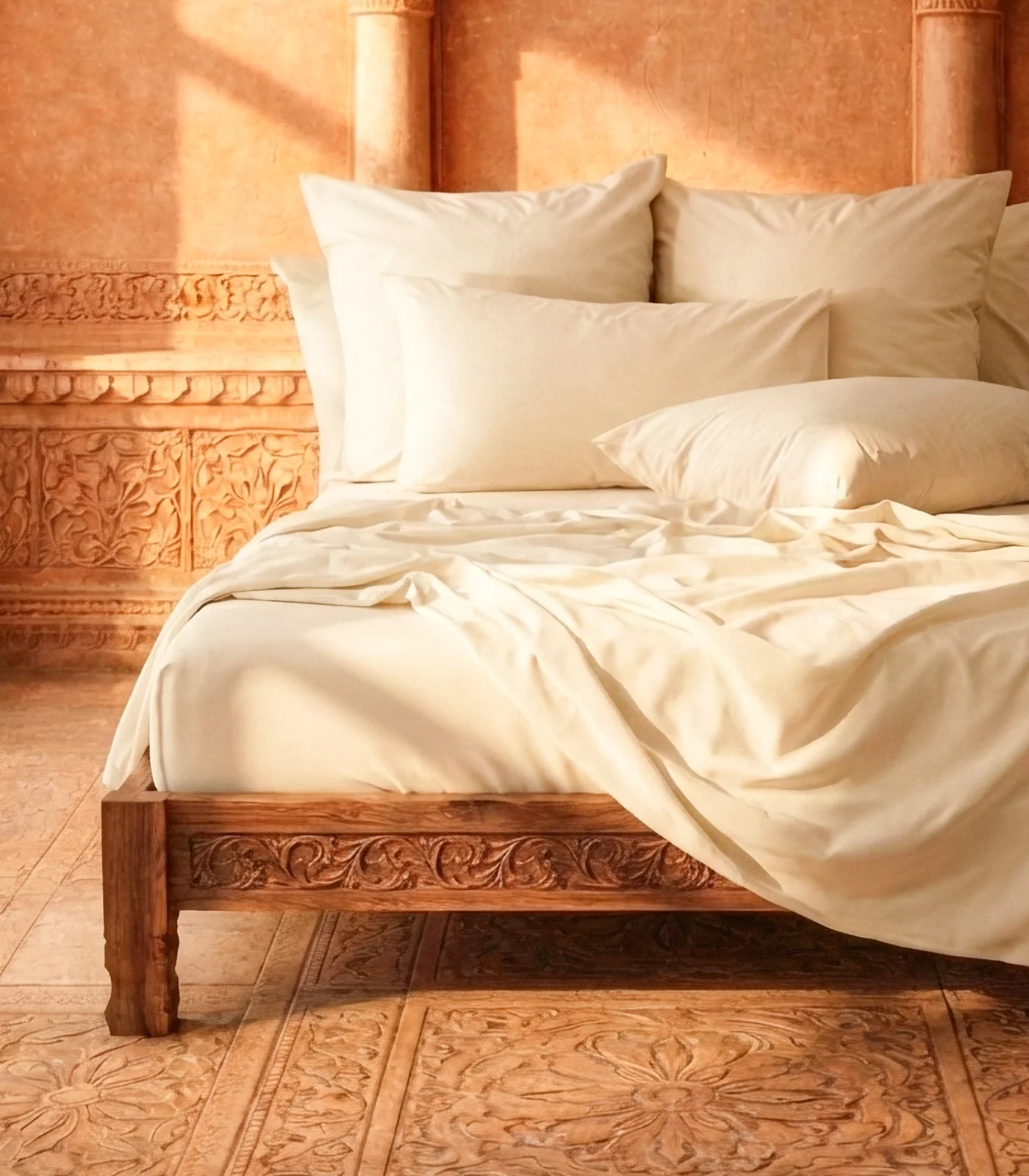 Organic Cotton Fitted - Percale Sheet - Image 5