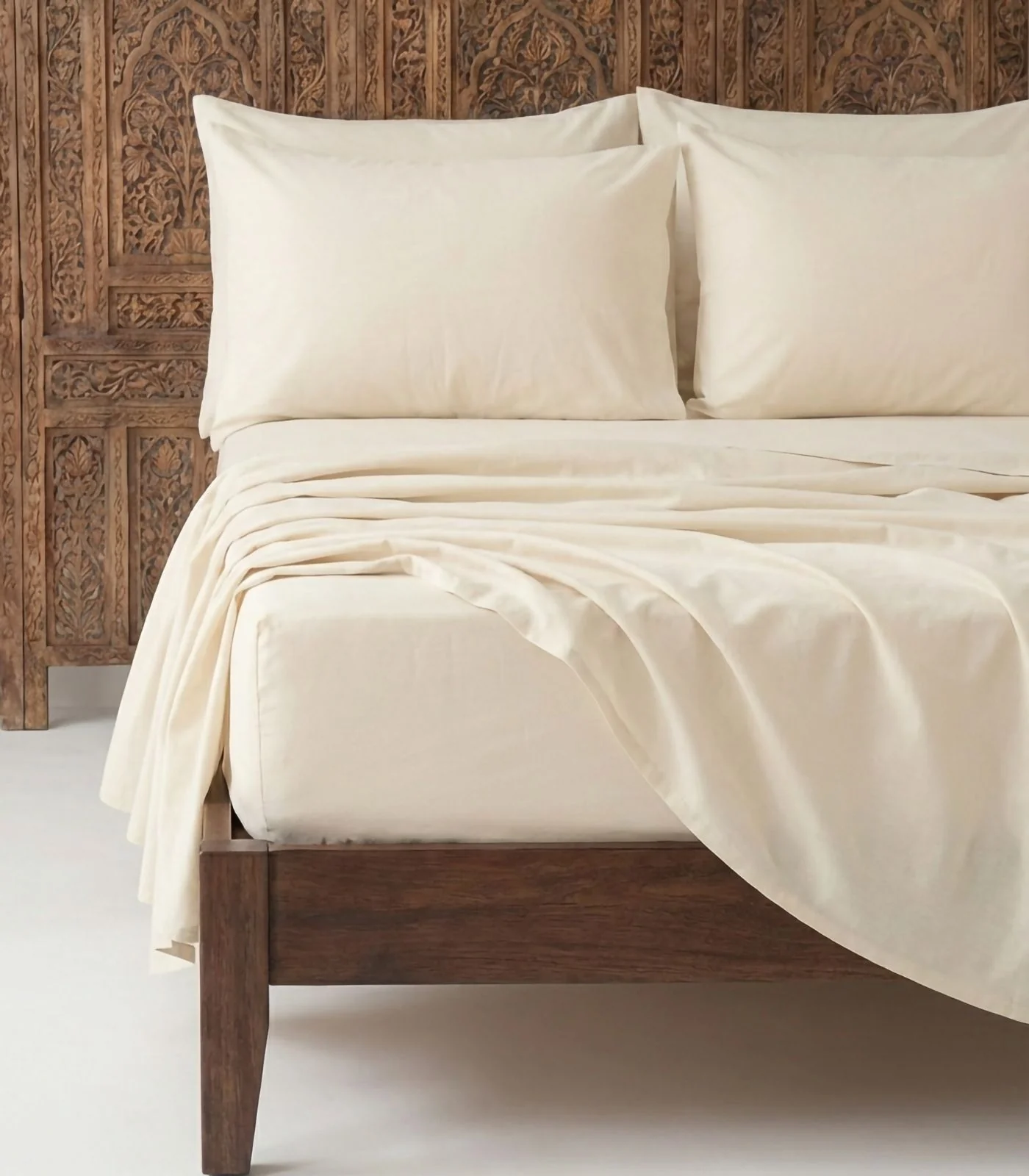 Organic Cotton Fitted - Sateen Sheet - Image 3