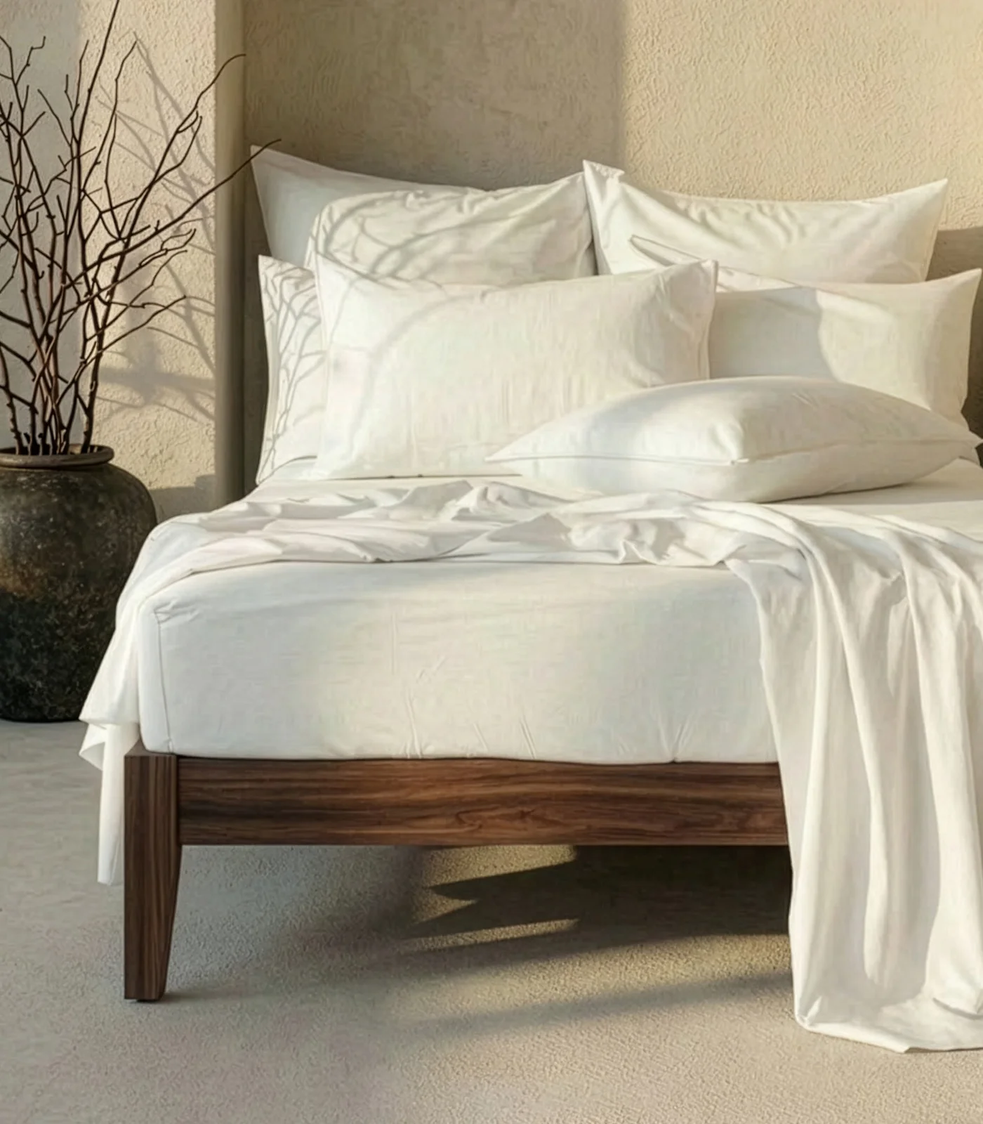 Organic Cotton Fitted - Sateen Sheet - Image 4
