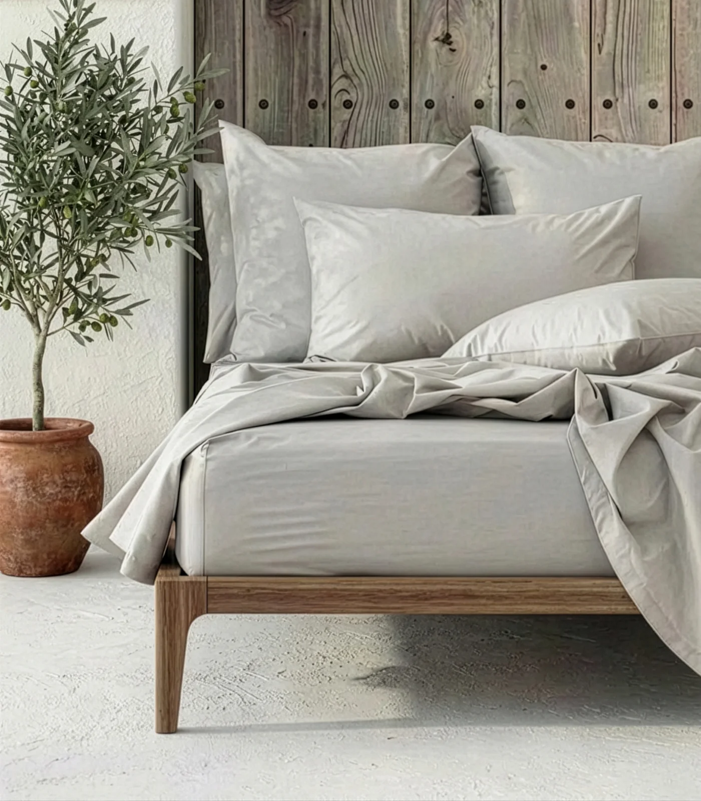Organic Cotton Fitted - Sateen Sheet - Image 6