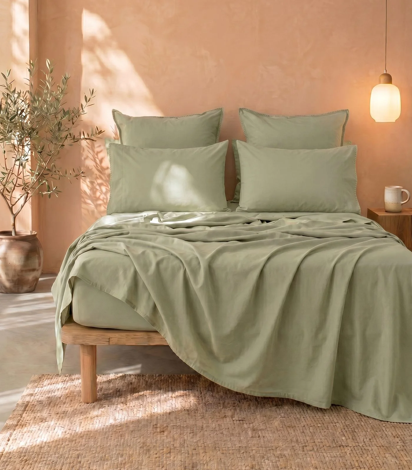 Organic Cotton Flannelette Sheet Set - Whipstitch - Image 6