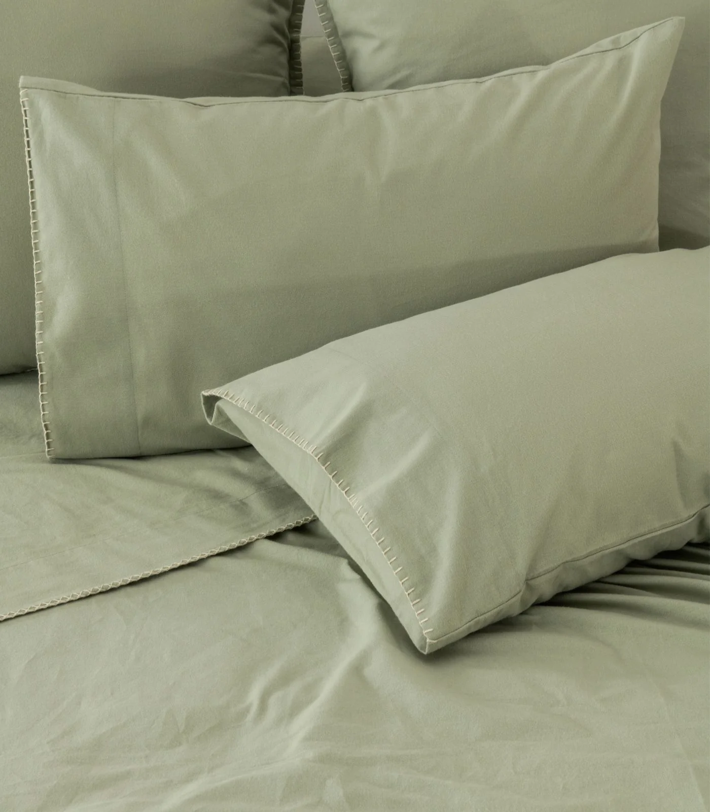 Organic Cotton Flannelette Sheet Set - Whipstitch - Image 9