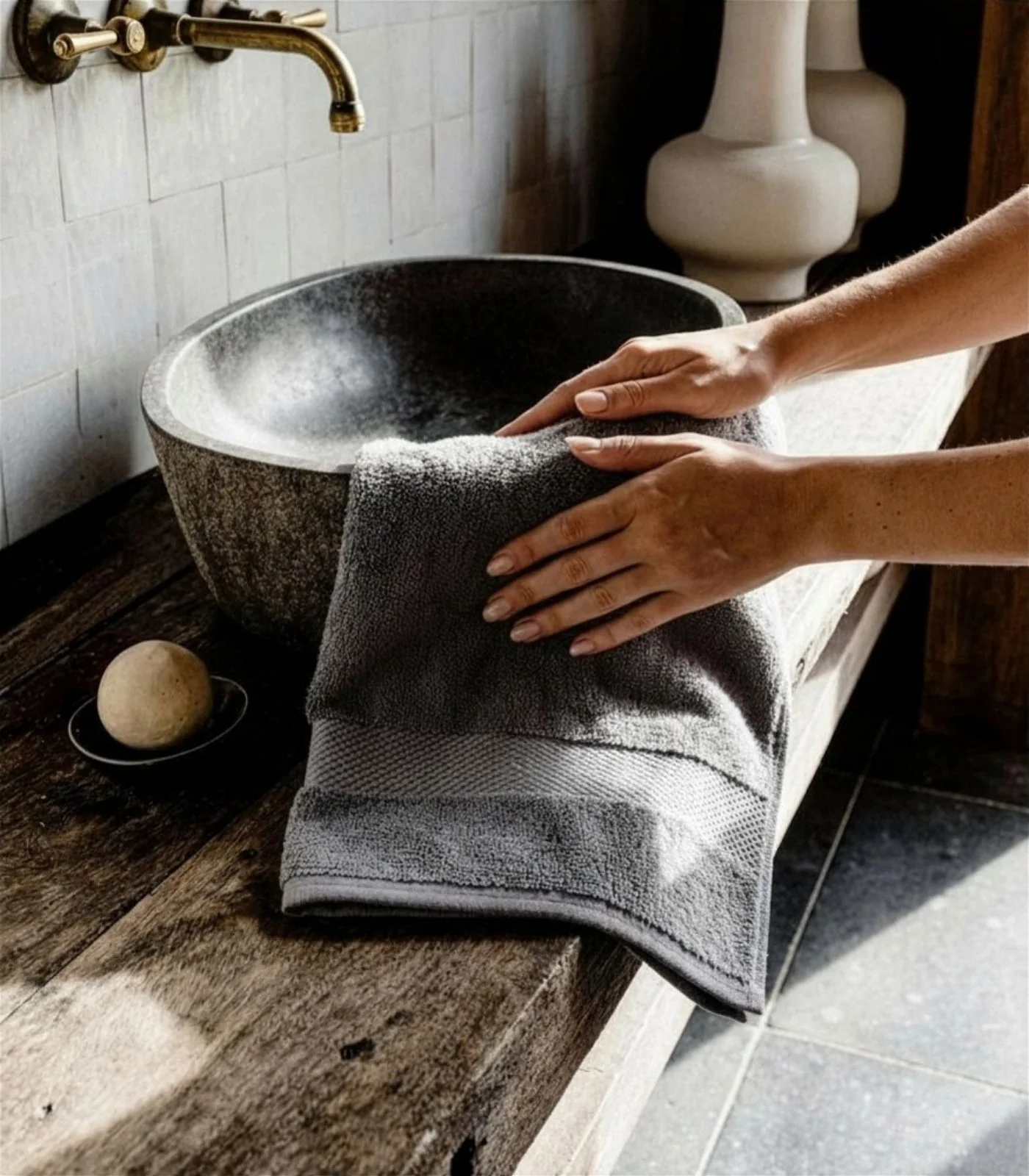 Organic Cotton Hand Towel - Image 6