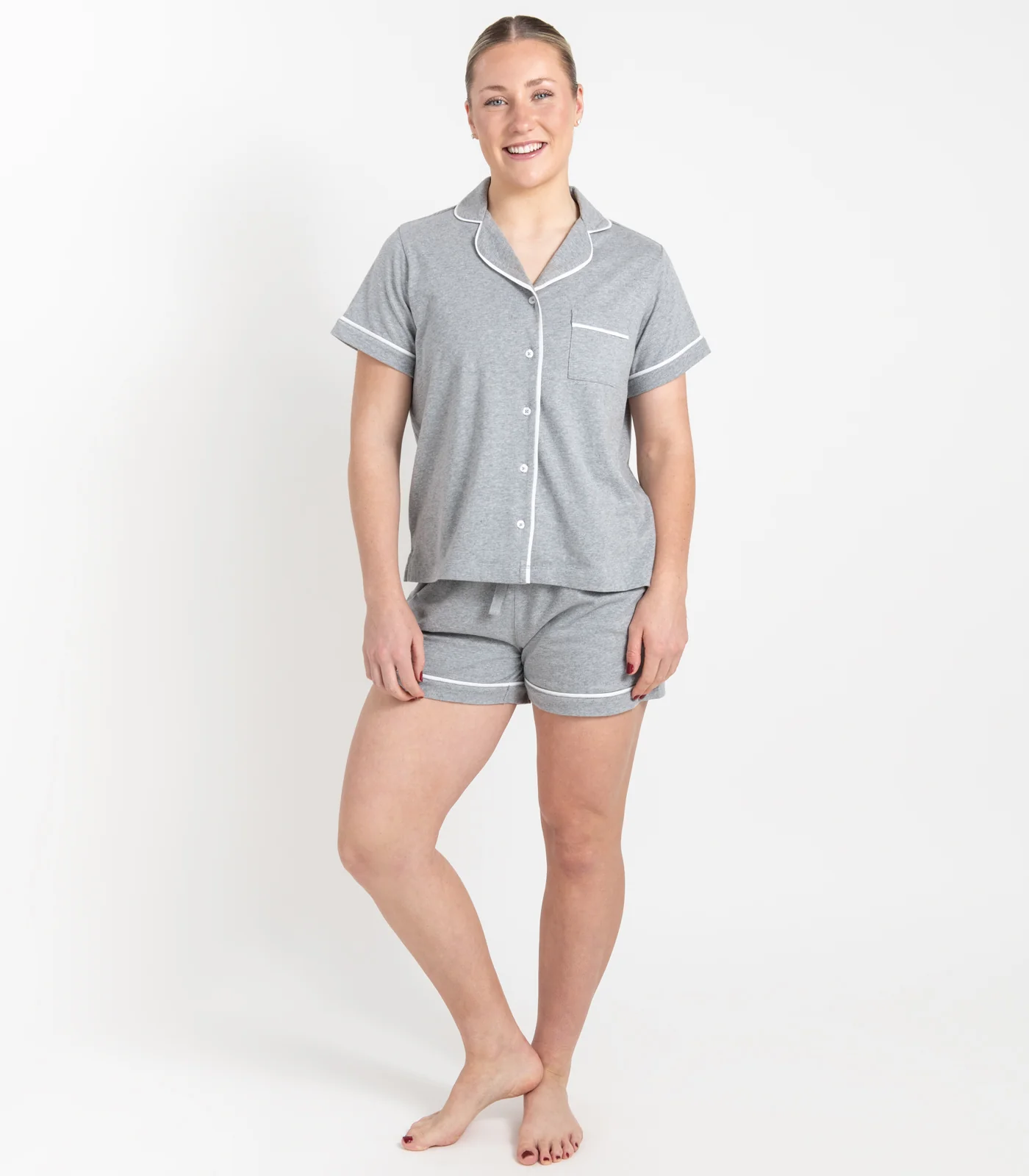 Organic Cotton Jersey Short PJ Set - Image 8