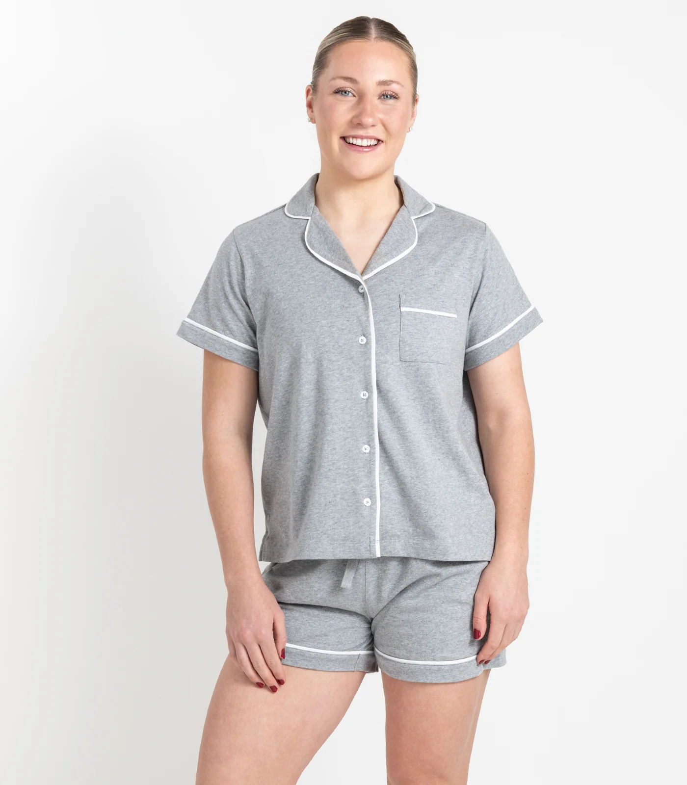 Organic Cotton Jersey Short PJ Set - Image 9