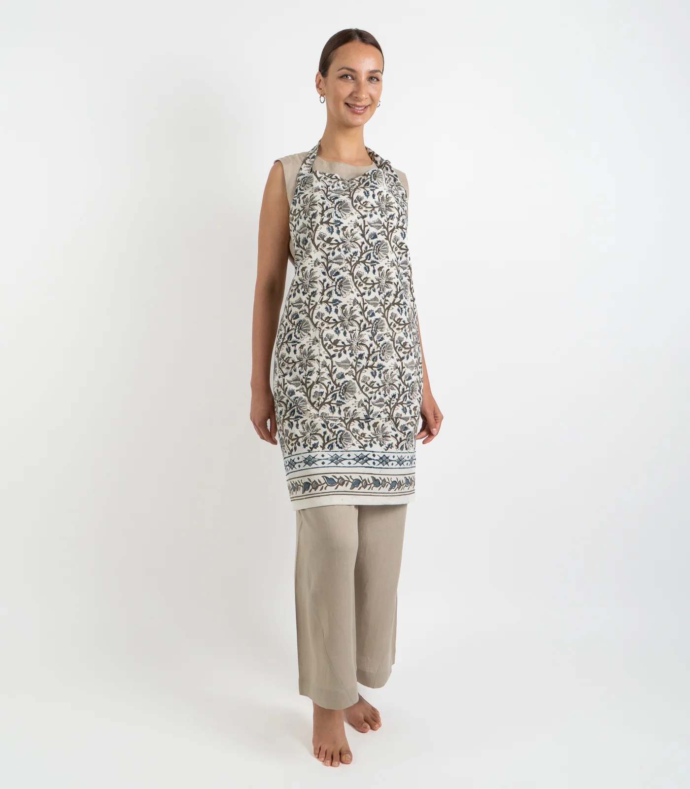 Organic Cotton Kalamkari Apron - Image 4
