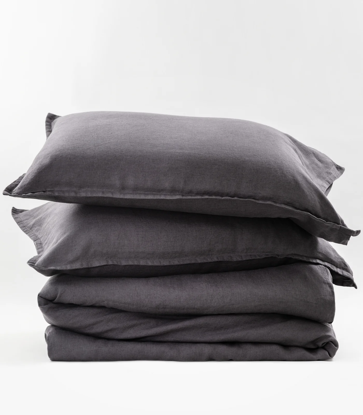 Organic Linen Plain Quilt Cover Set - Image 3