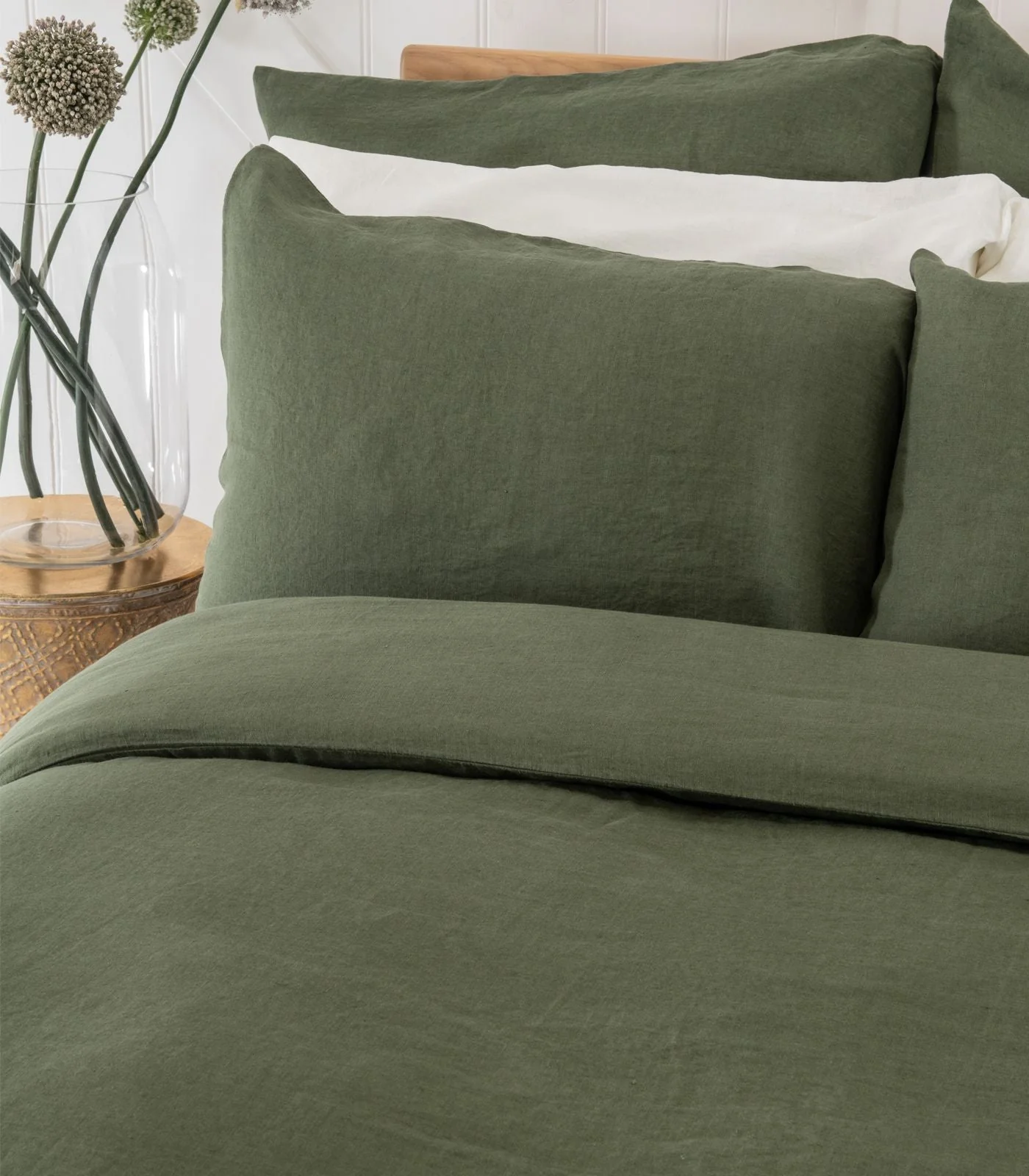 Organic Linen Plain Quilt Cover Set - Image 42
