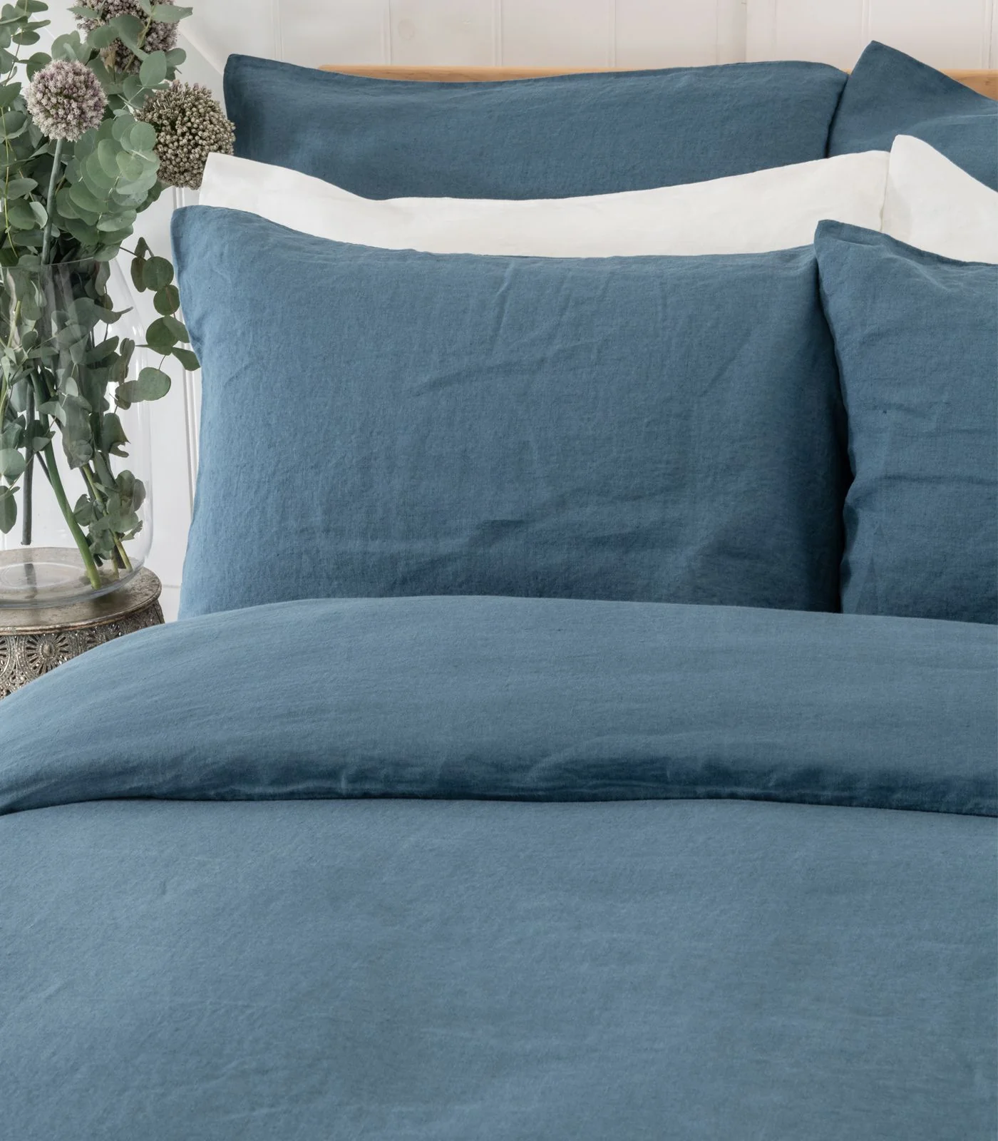 Organic Linen Plain Quilt Cover Set - Image 48