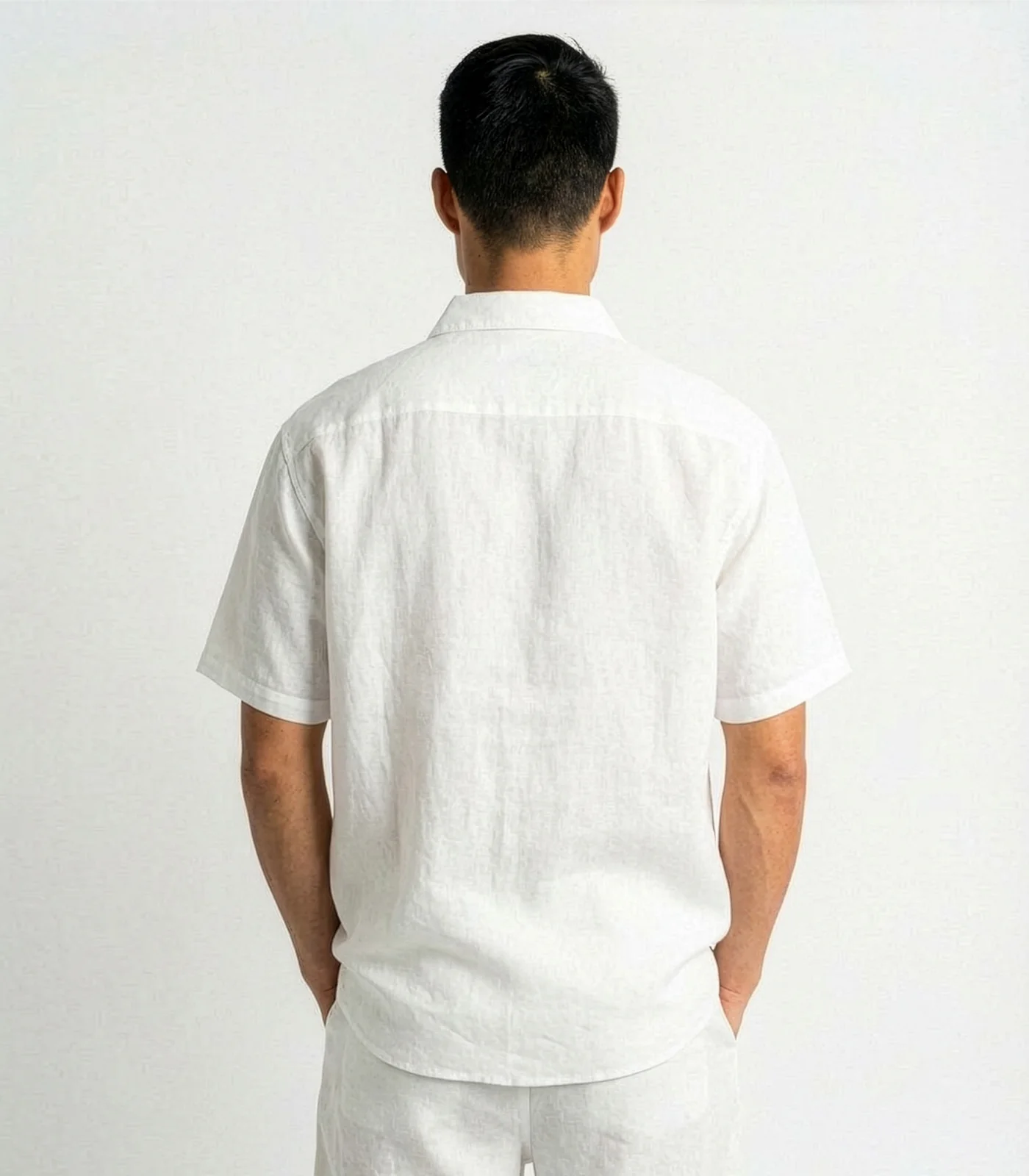Men's Organic Linen Lounge Shirt - Image 28