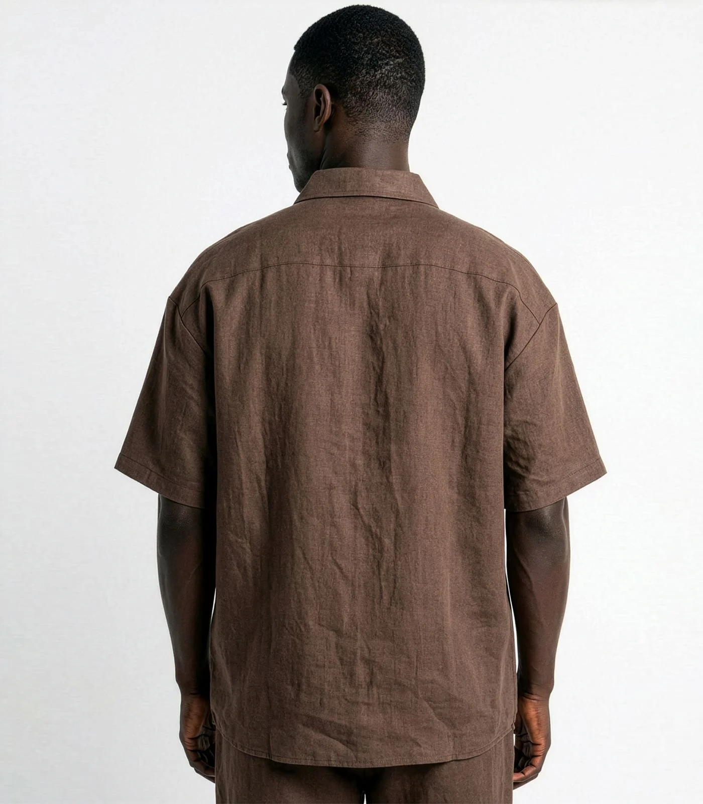 Men's Organic Linen Lounge Shirt - Image 5