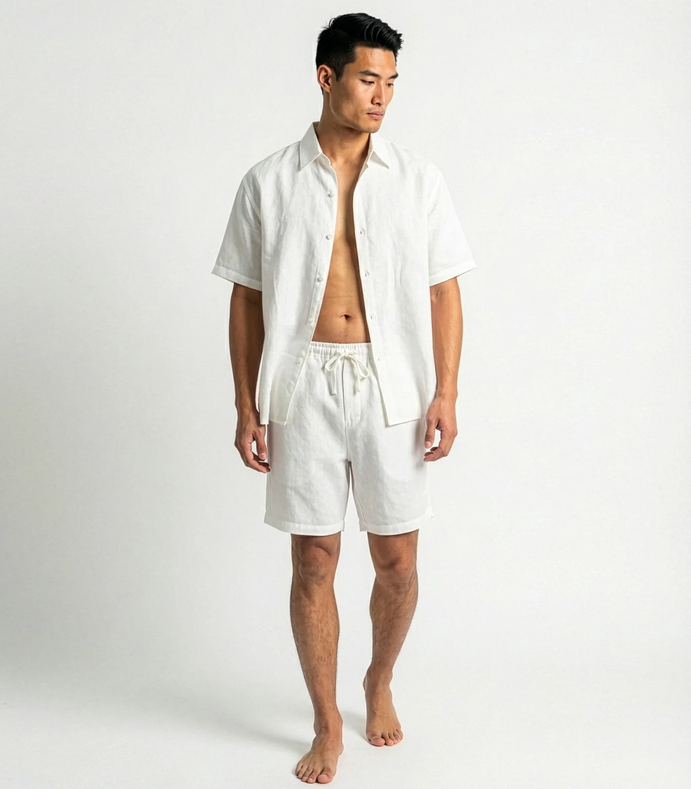 Men’s Organic Linen Lounge Shorts - Image 17