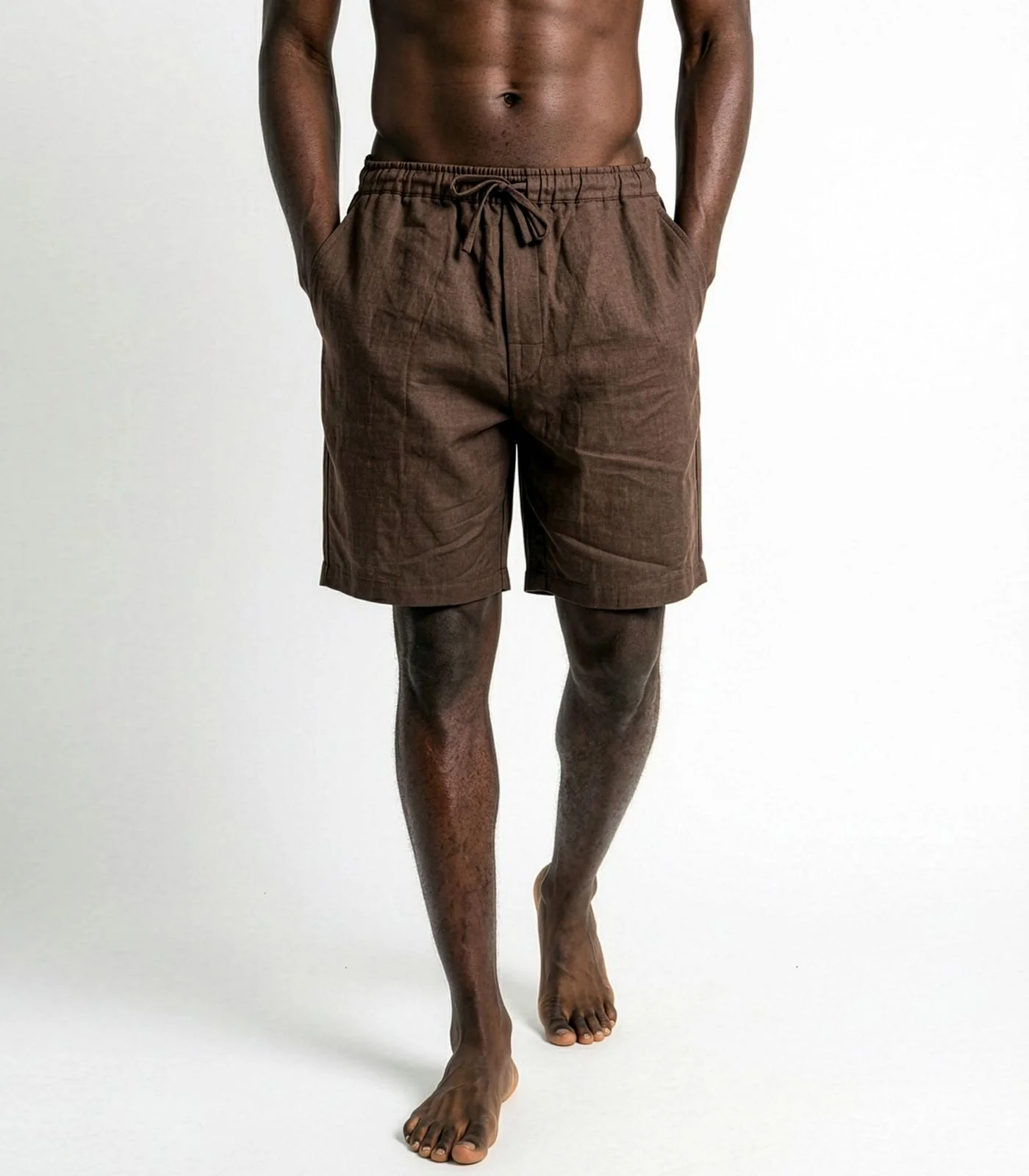 Men’s Organic Linen Lounge Shorts - Image 27