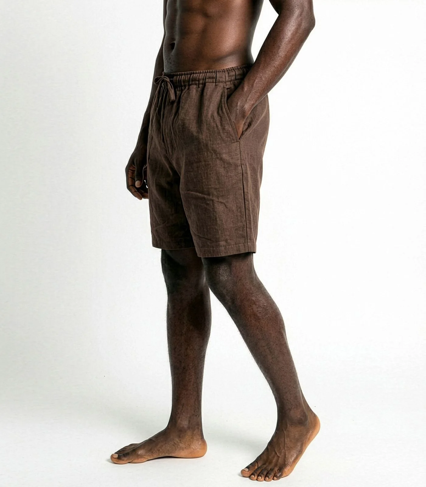 Men’s Organic Linen Lounge Shorts - Image 30