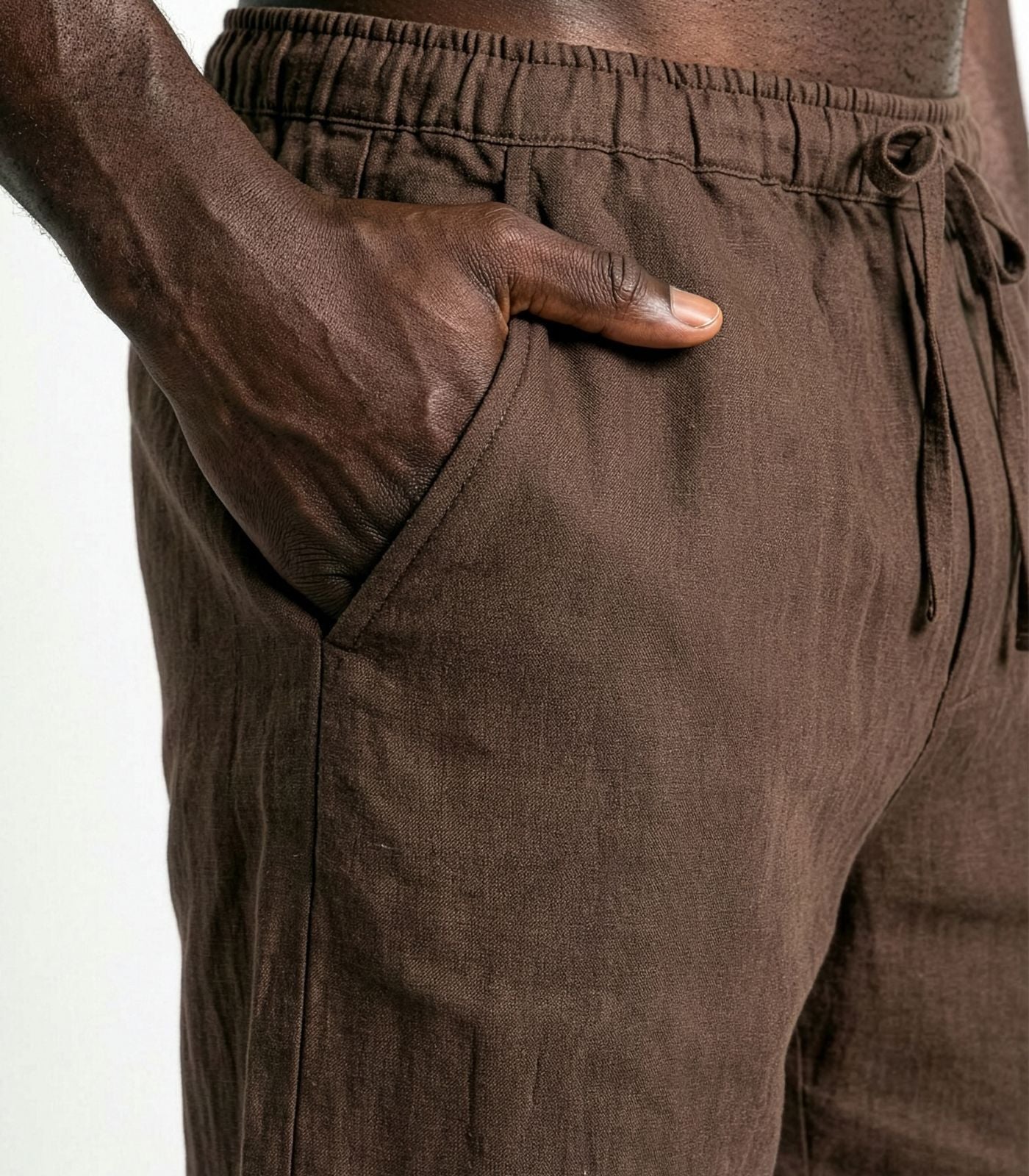 Men’s Organic Linen Lounge Shorts - Image 32