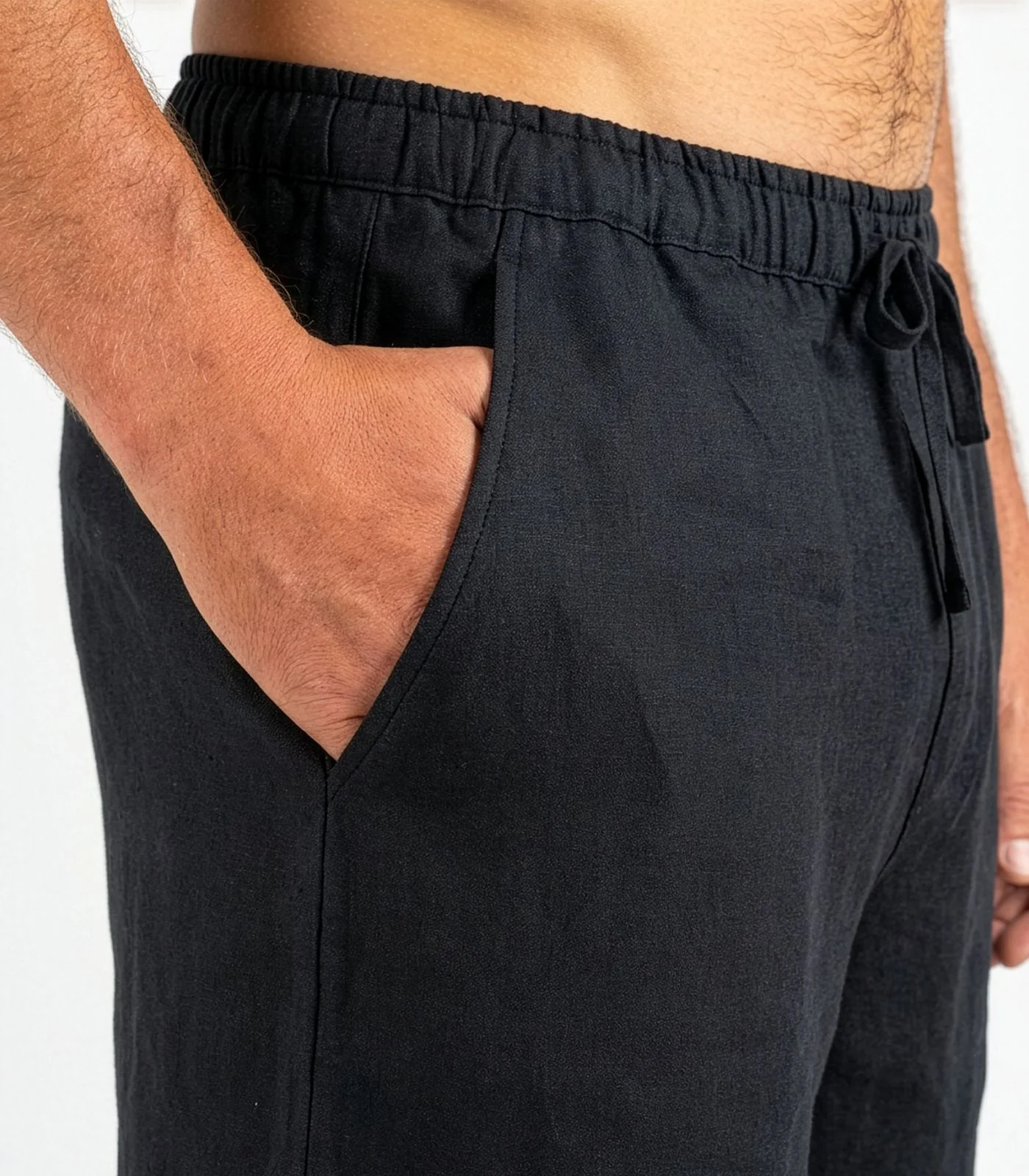 Men’s Organic Linen Lounge Shorts - Image 6
