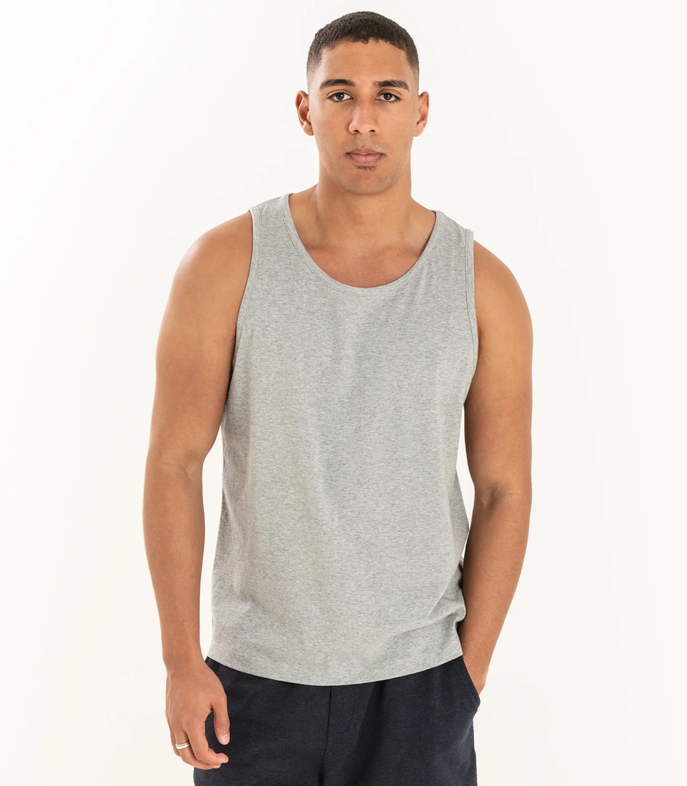Organic Cotton Men's Tank Top - Image 13