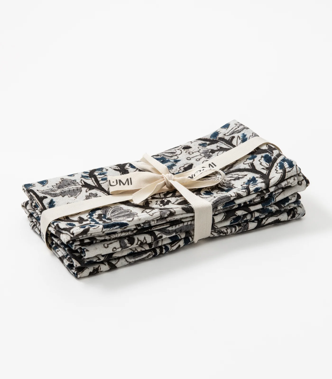 Organic Cotton Napkins - Kalamkari Block Print (4 Pack) - Image 3