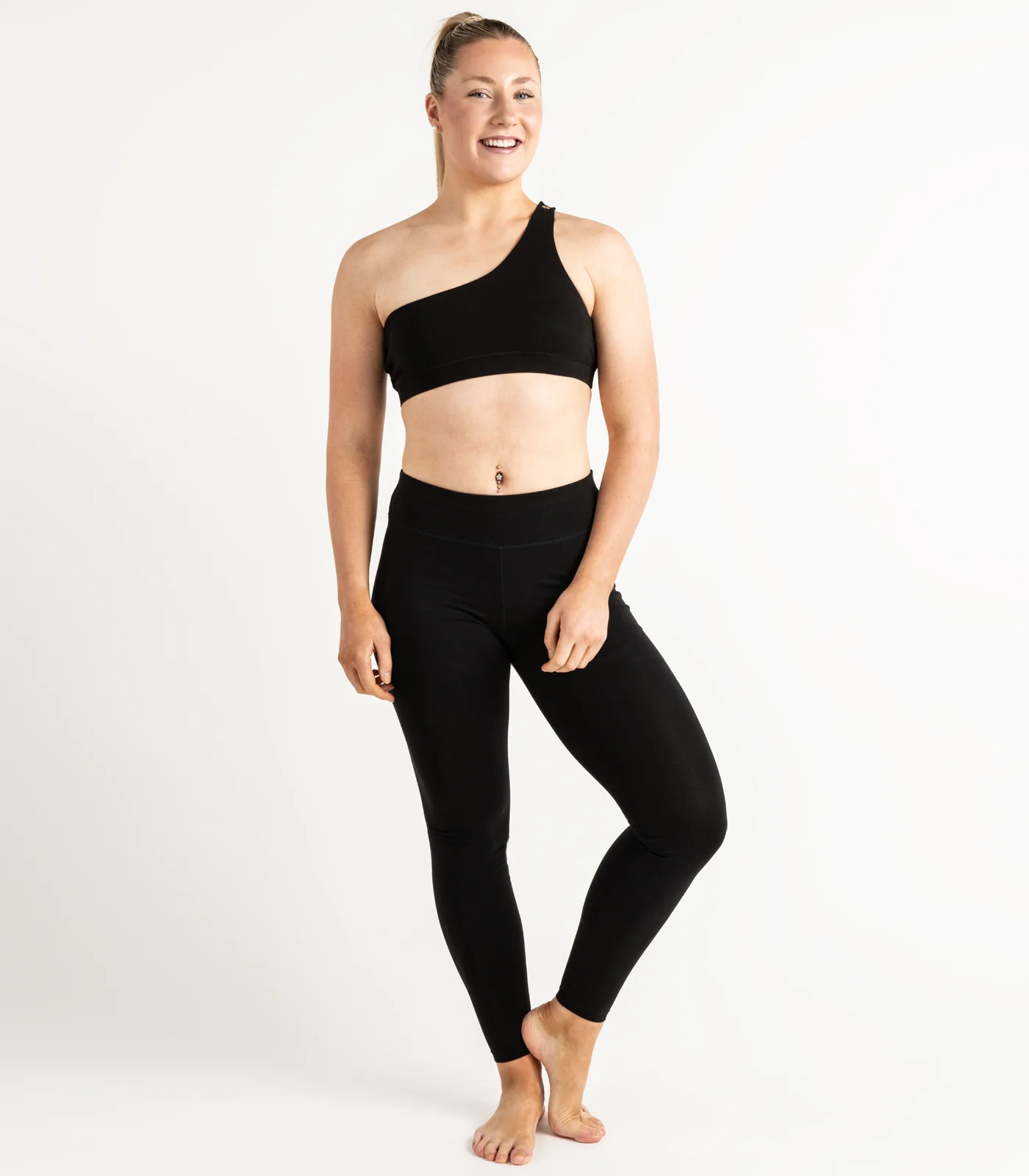 Organic Cotton One Shoulder Crop Top - Image 7