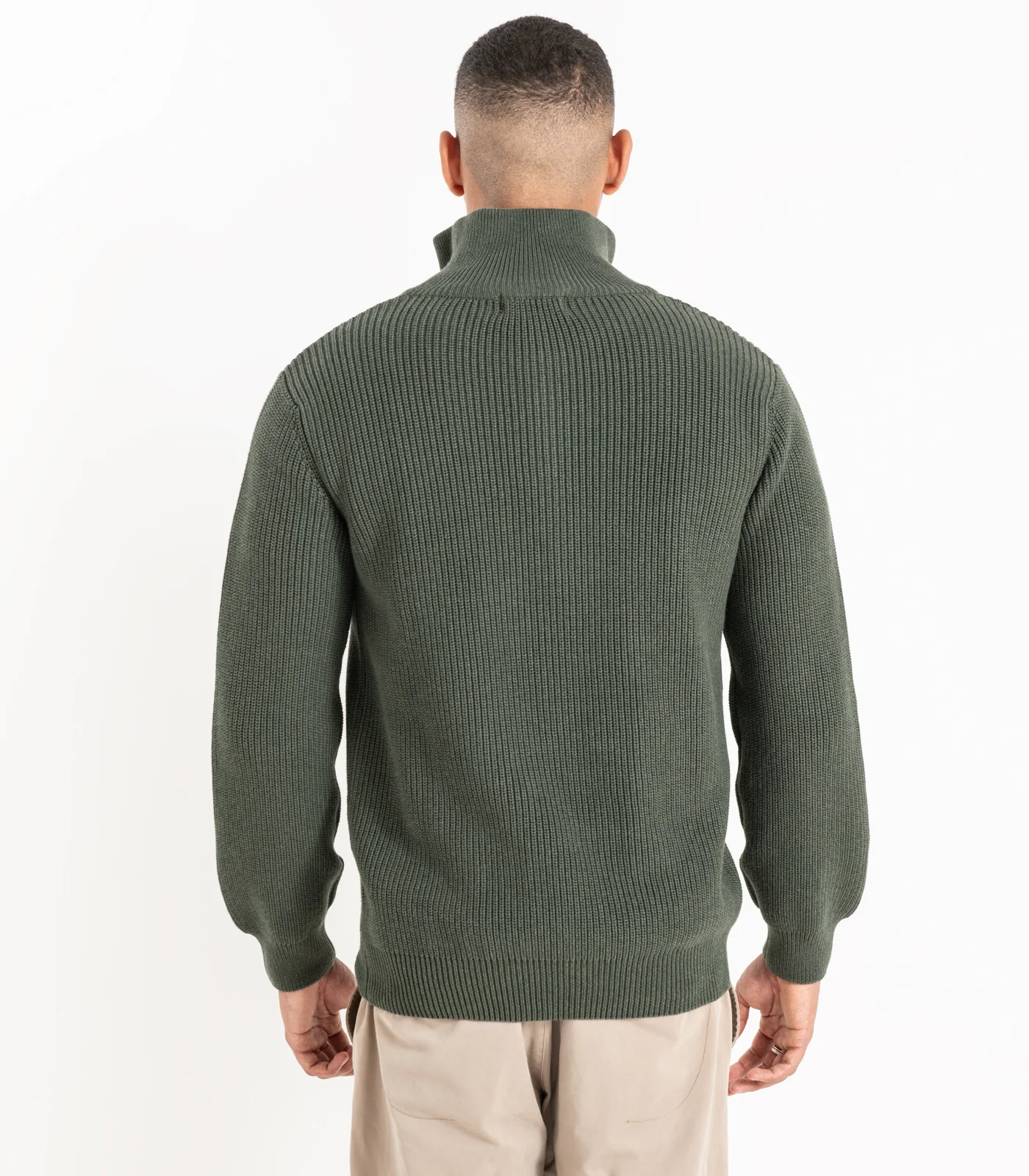 Organic Cotton Zip Knit Sweater - Image 17