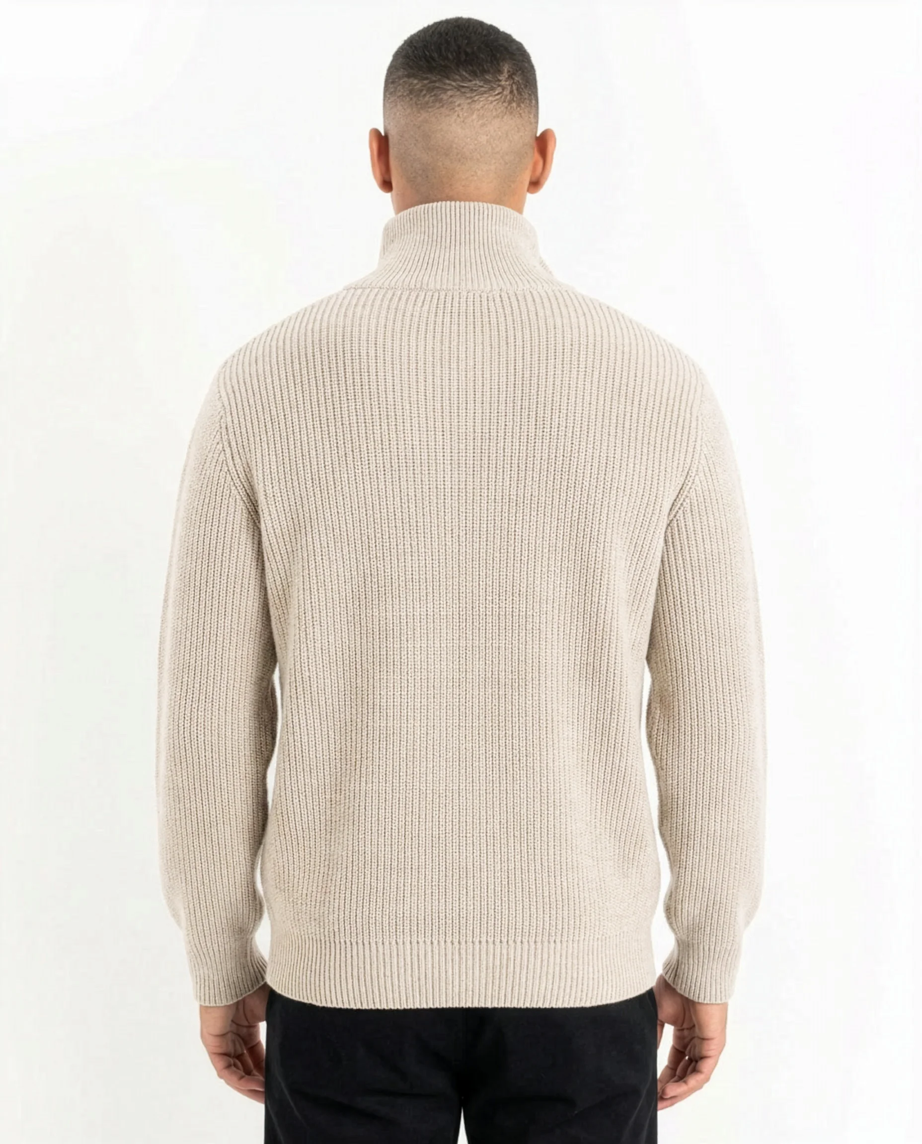 Organic Cotton Zip Knit Sweater - Image 29