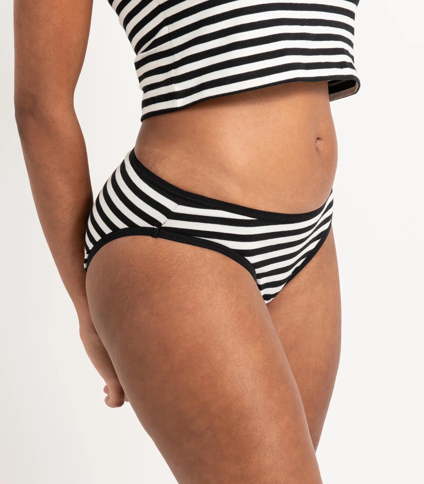 Organic Cotton Bikini - Stripe (2 Pack) - Image 8