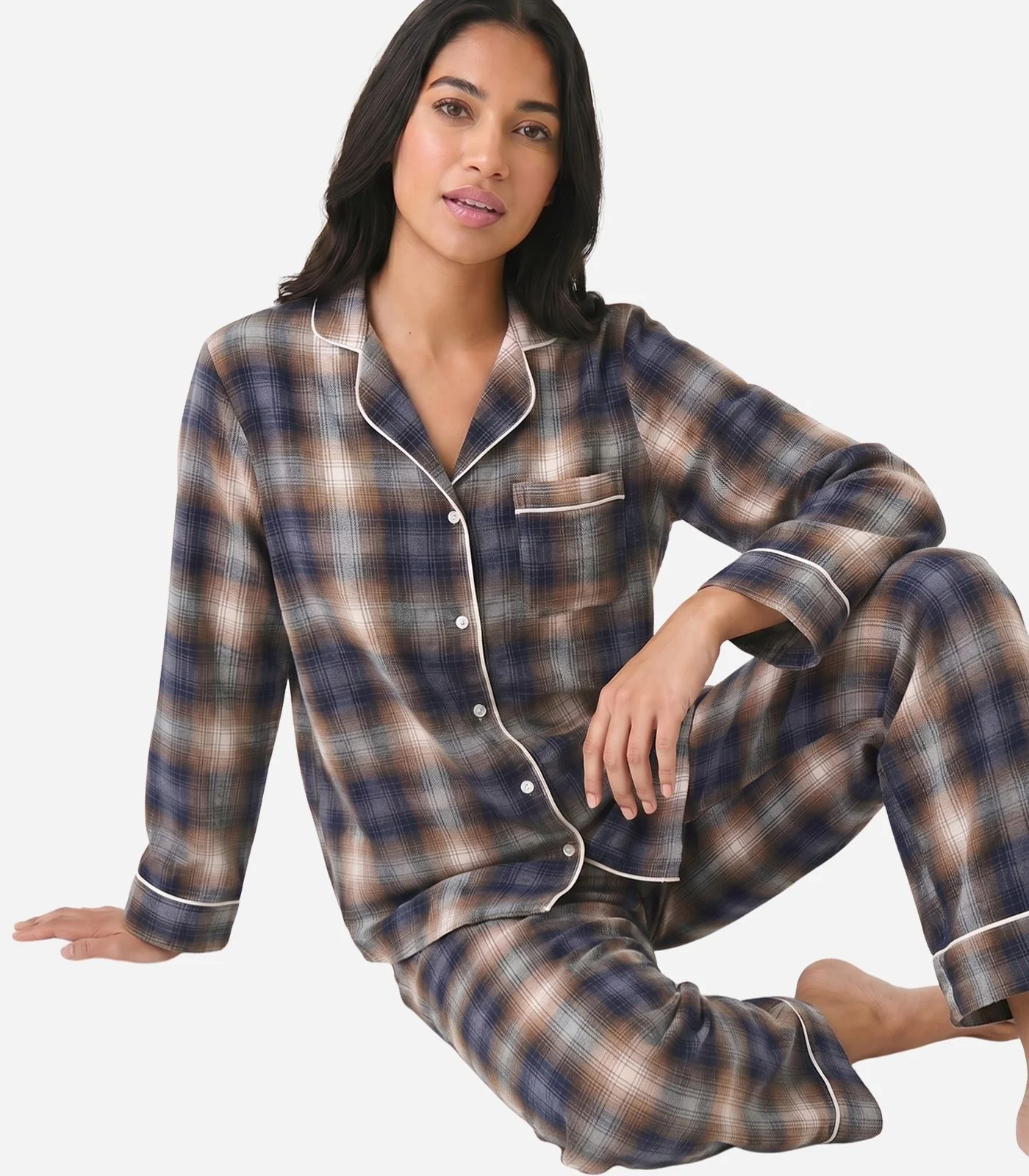 Organic Cotton Flannelette Long PJ Set - Image 10