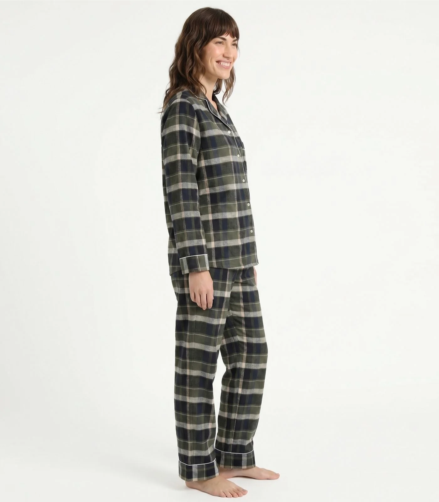 Organic Cotton Flannelette Long PJ Set - Image 3