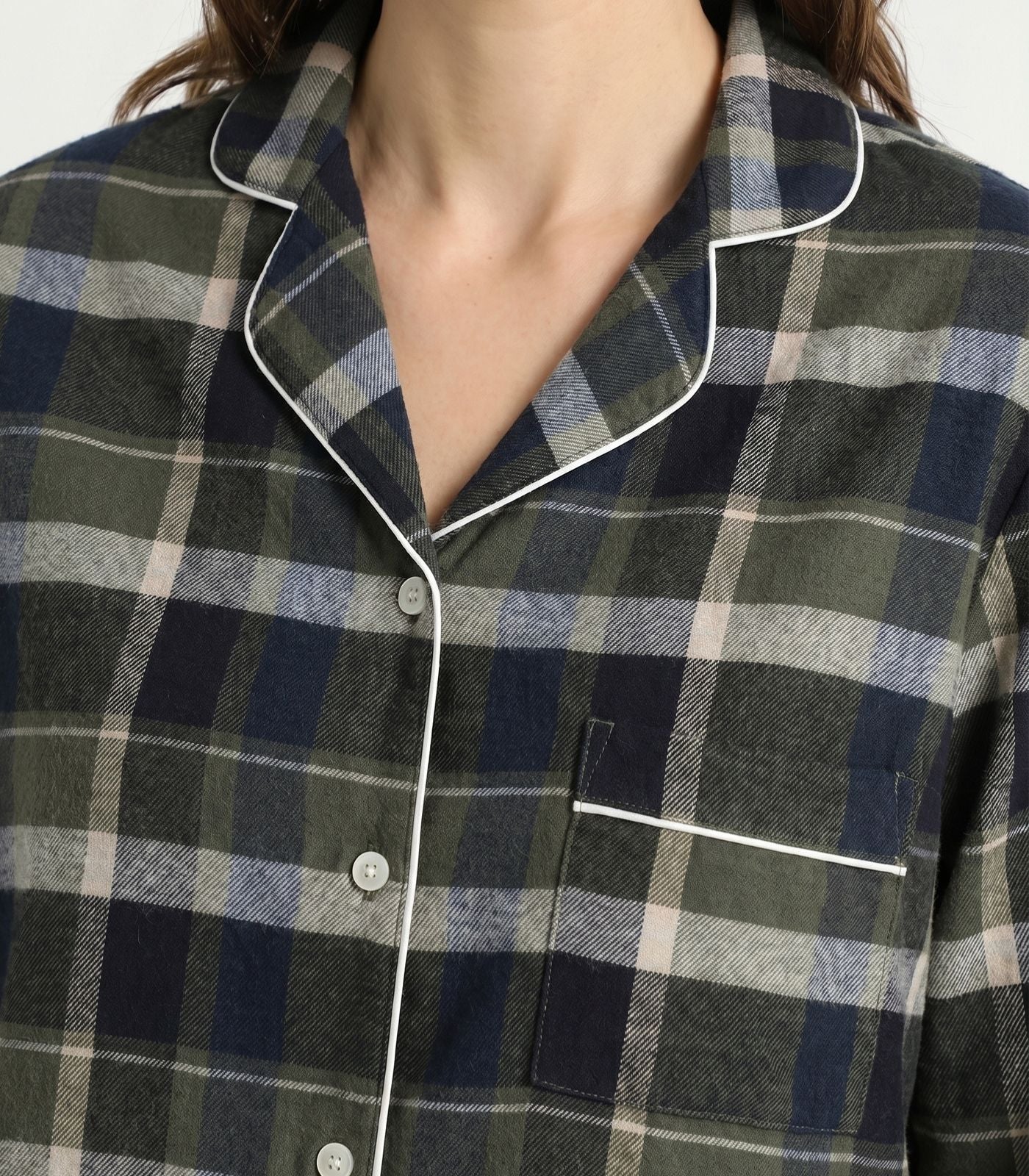 Organic Cotton Flannelette Long PJ Set - Image 5