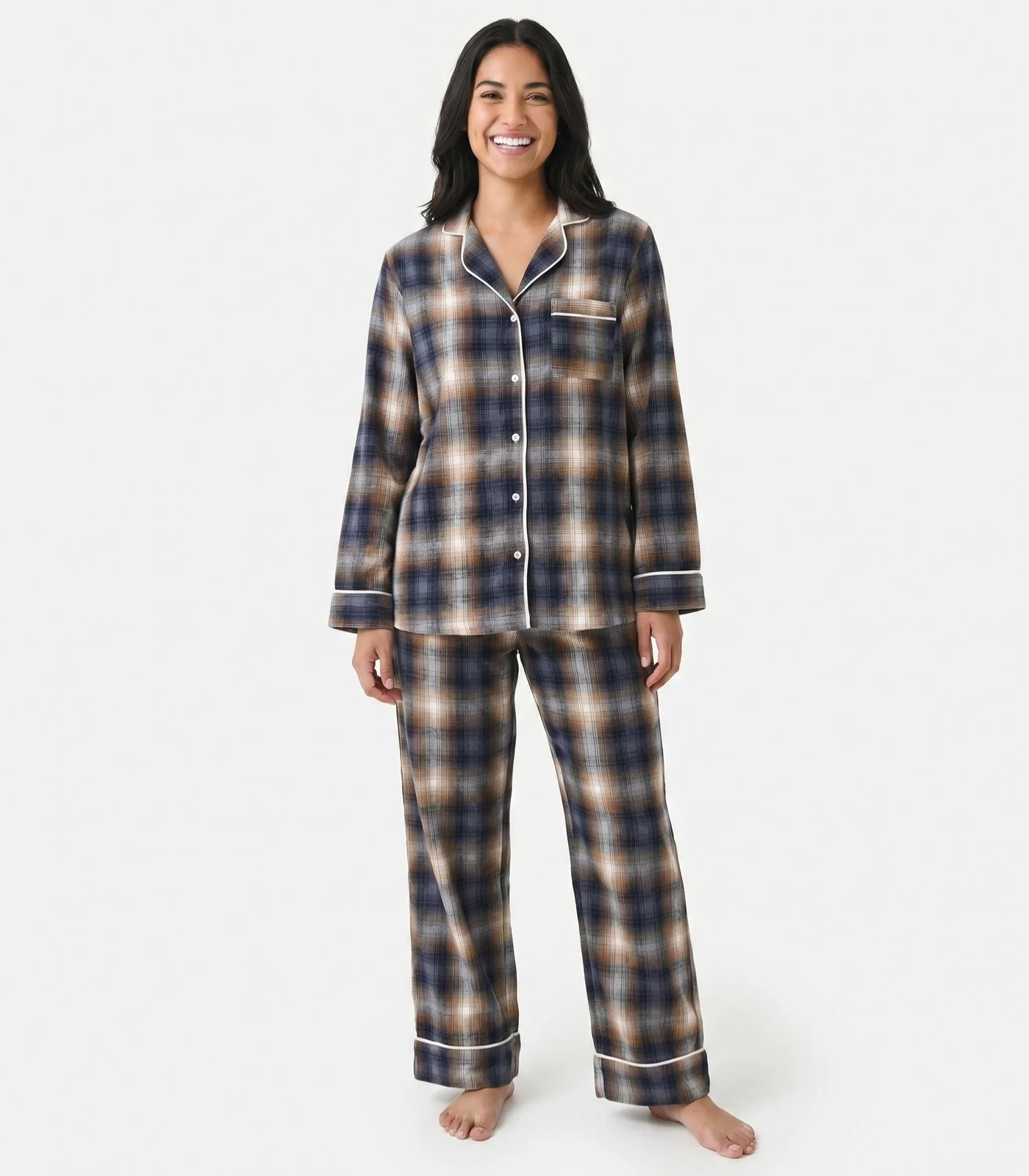 Organic Cotton Flannelette Long PJ Set - Image 9