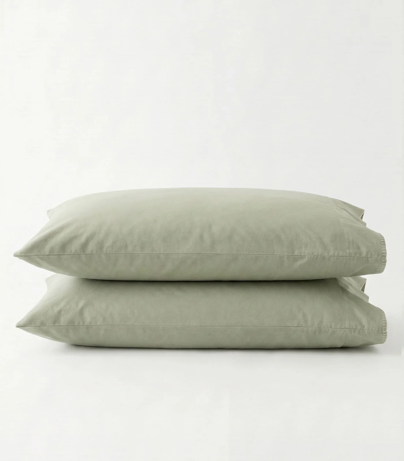 Organic Cotton Flannelette Pillow Cases - Whipstitch (pair) - Image 11