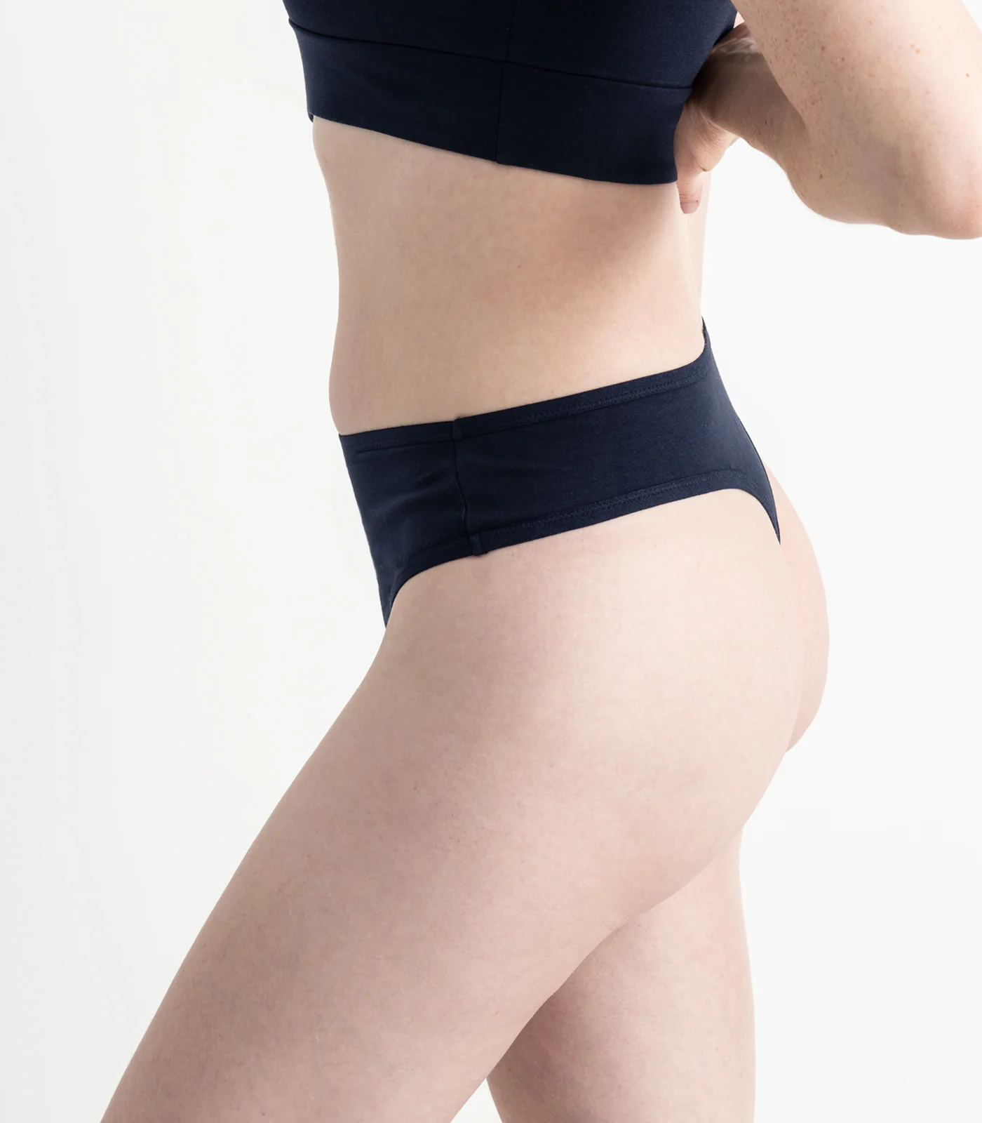 Organic Cotton Hi Rise G String (2 Pack) - Last Chance - Image 5