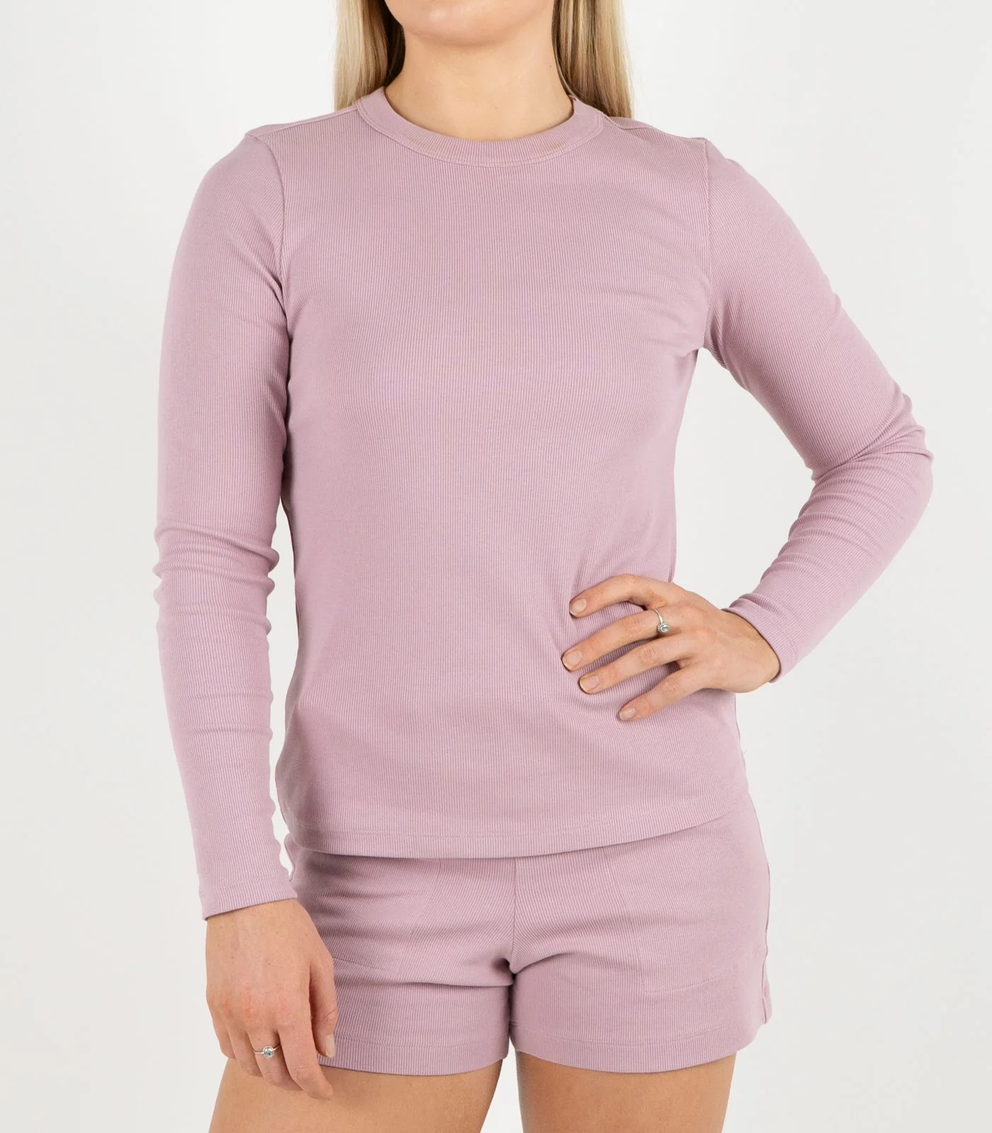 Organic Cotton Ribbed Long Sleeve Top - Image 11