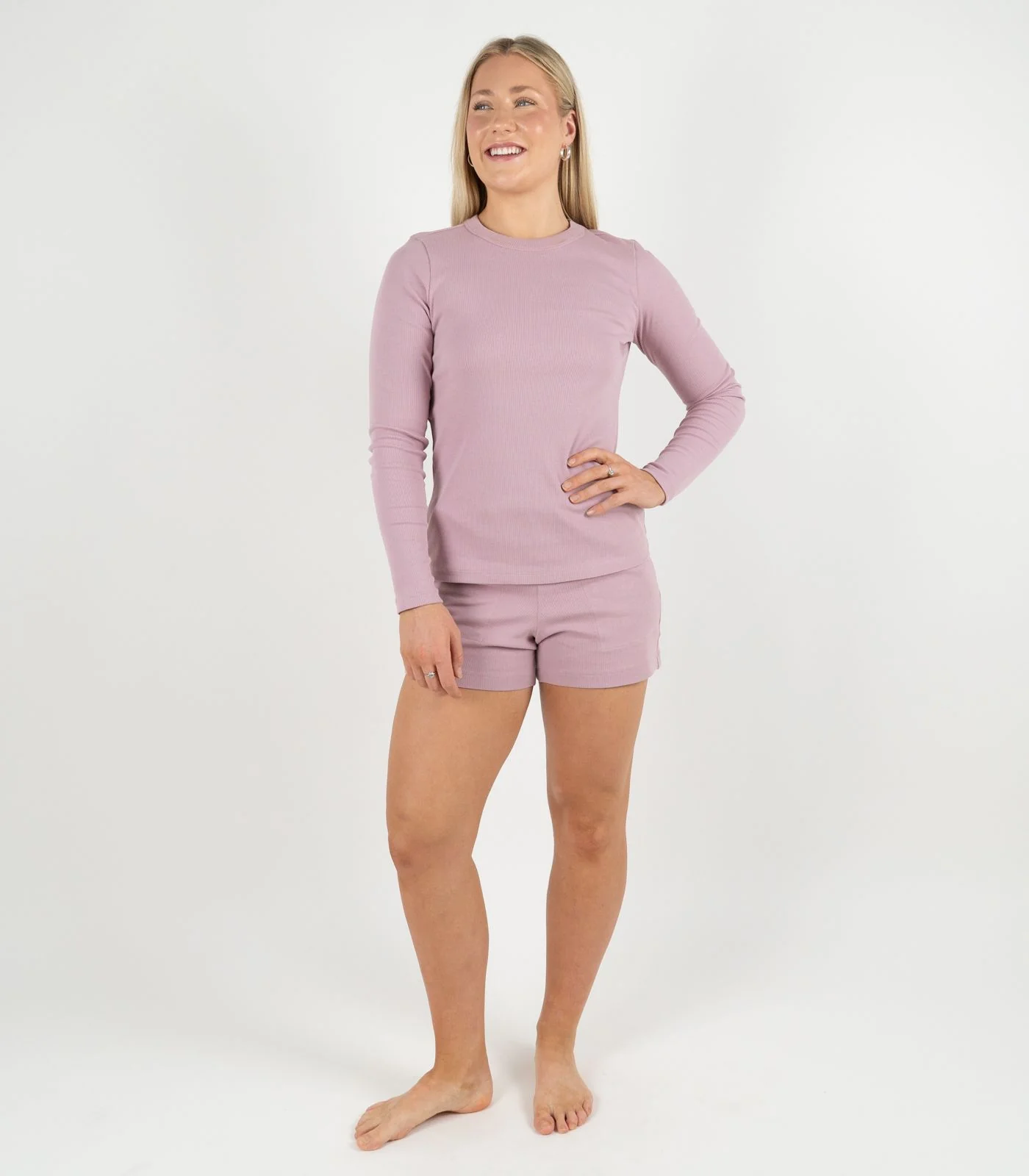Organic Cotton Ribbed Long Sleeve Top - Image 13
