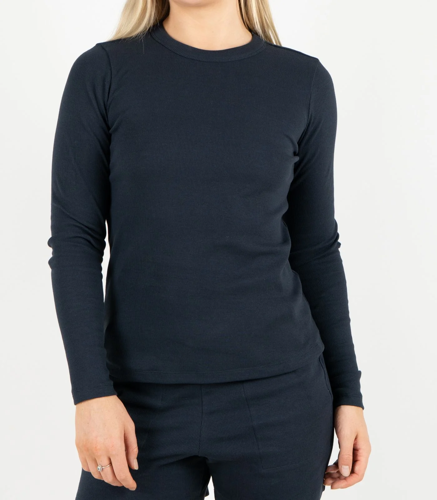 Organic Cotton Ribbed Long Sleeve Top - Image 21